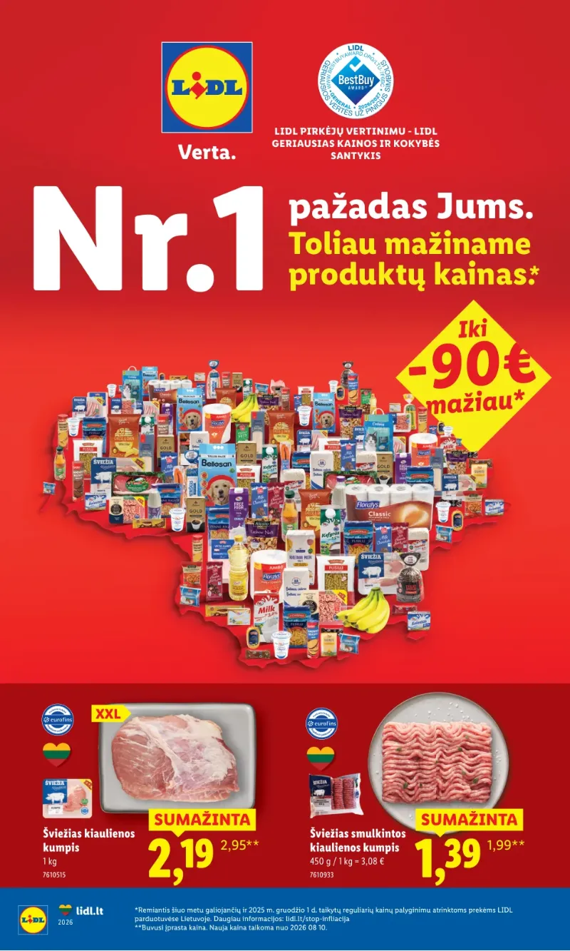 Lidl akcijos 17.08.2026–04.10.2026