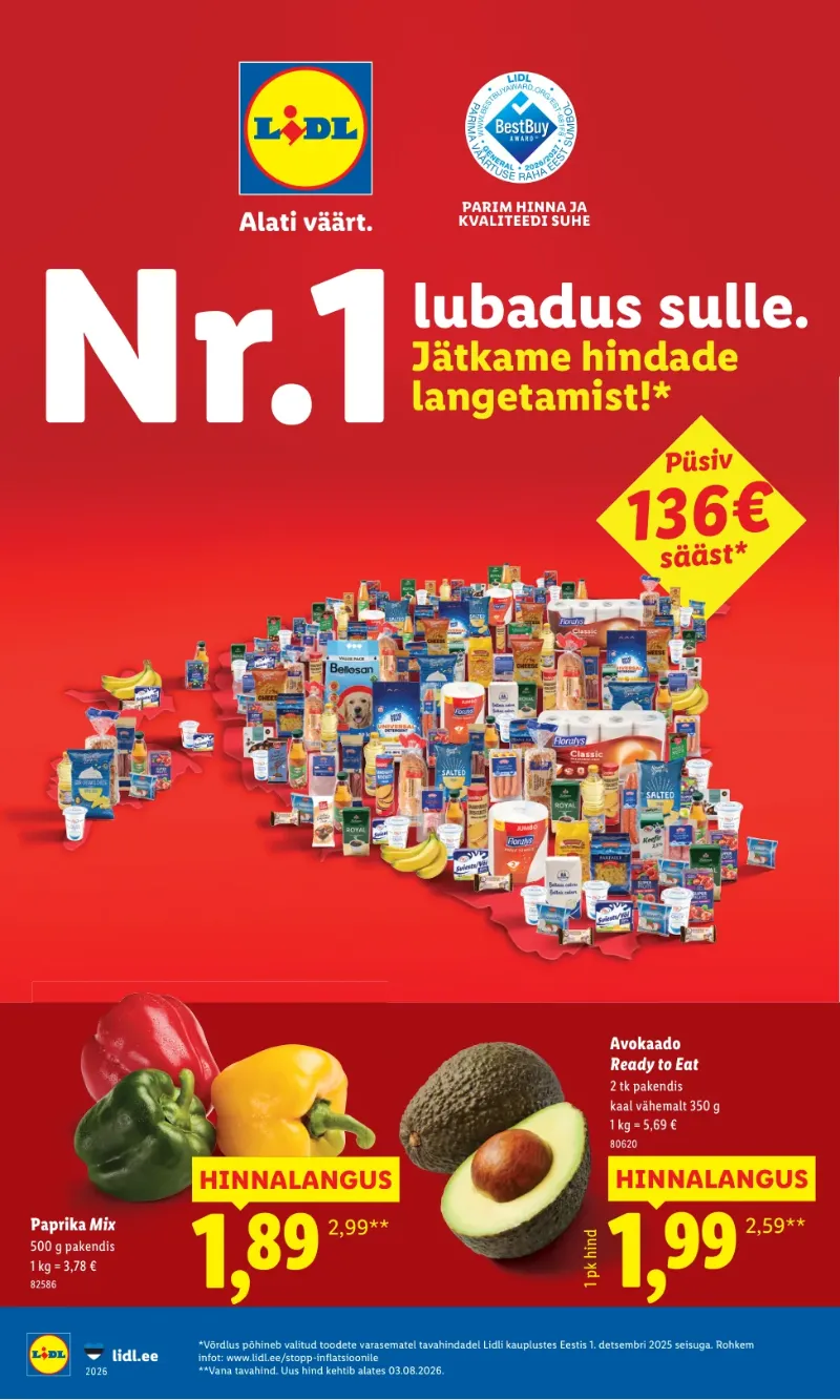 Lidl kampaaniad 17.08.2026–04.10.2026