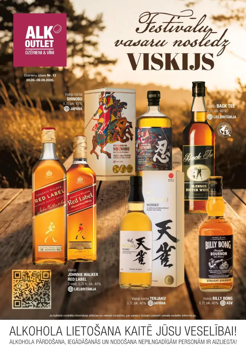 AlkOutlet akcijas 20.08.2026–09.09.2026