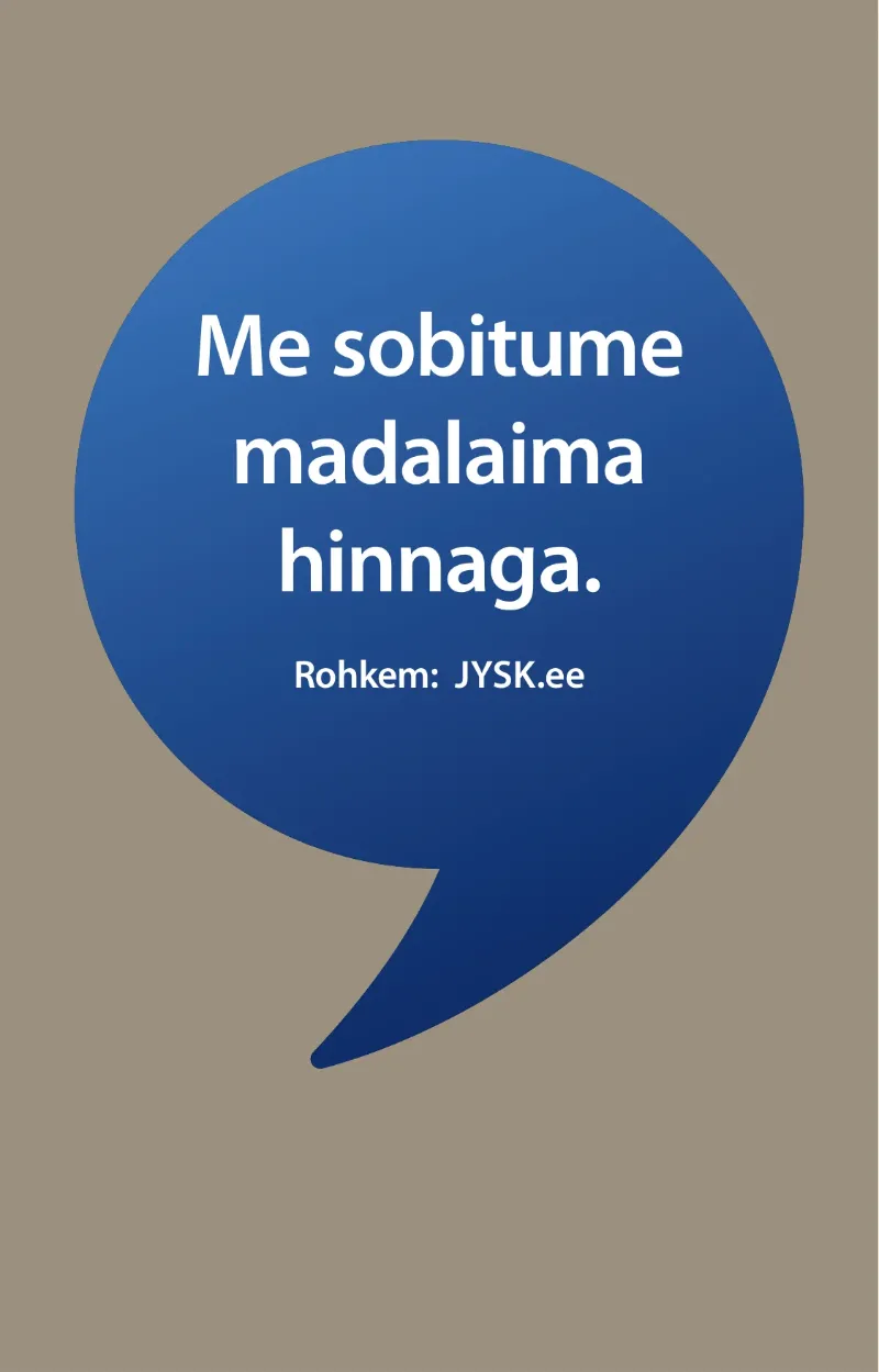 JYSK kampaaniad 25.08.2026–07.09.2026
