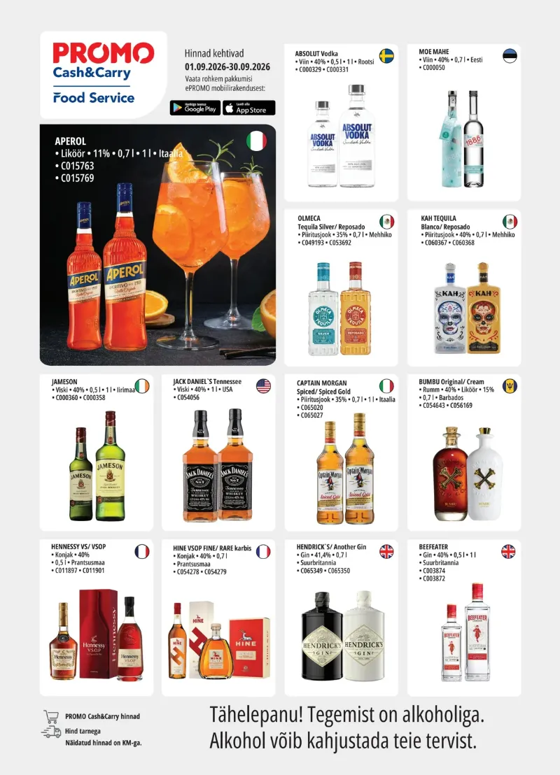PROMO Cash&Carry offers 01.09.2026–30.09.2026
