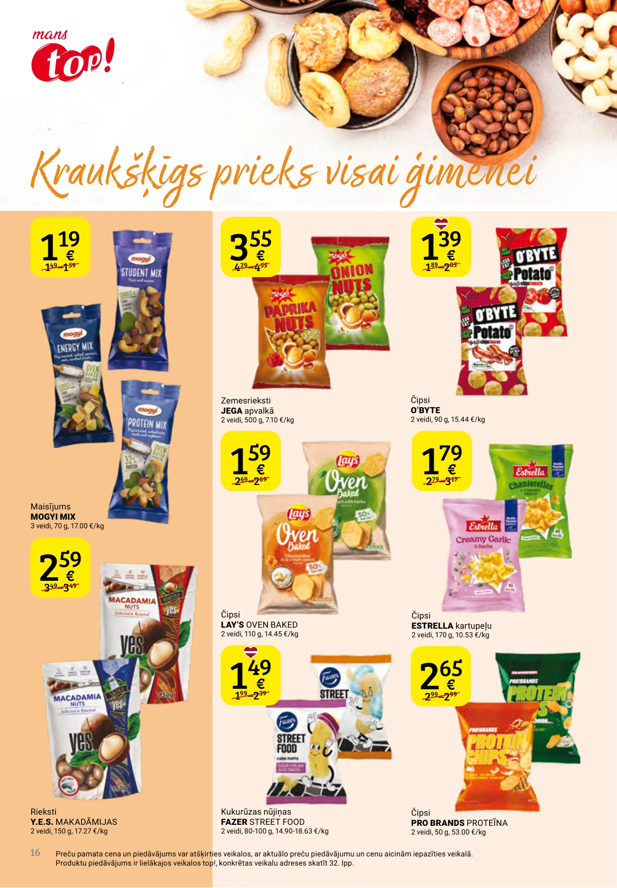 Top! akcijas — 16