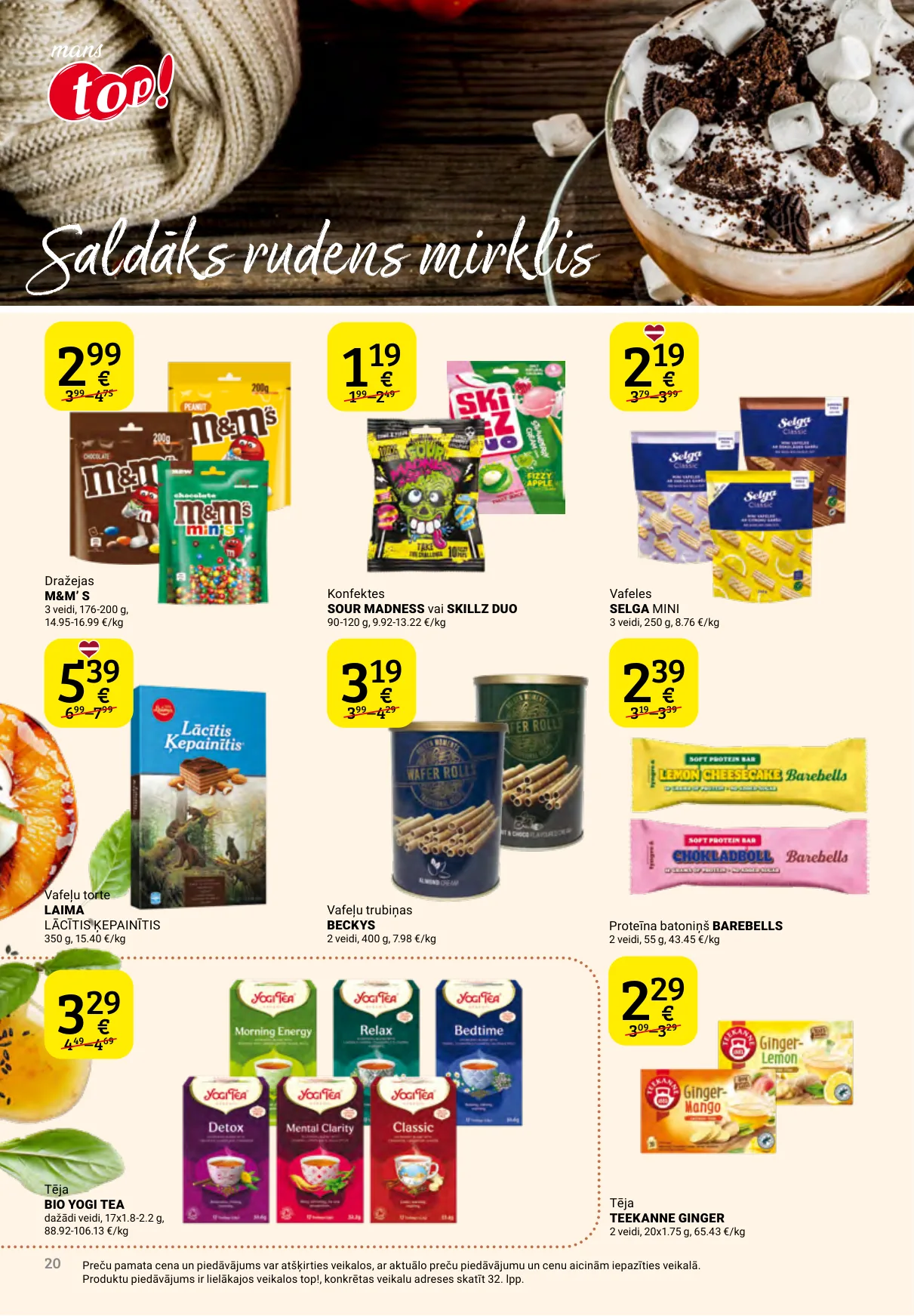 Top! akcijas — 20