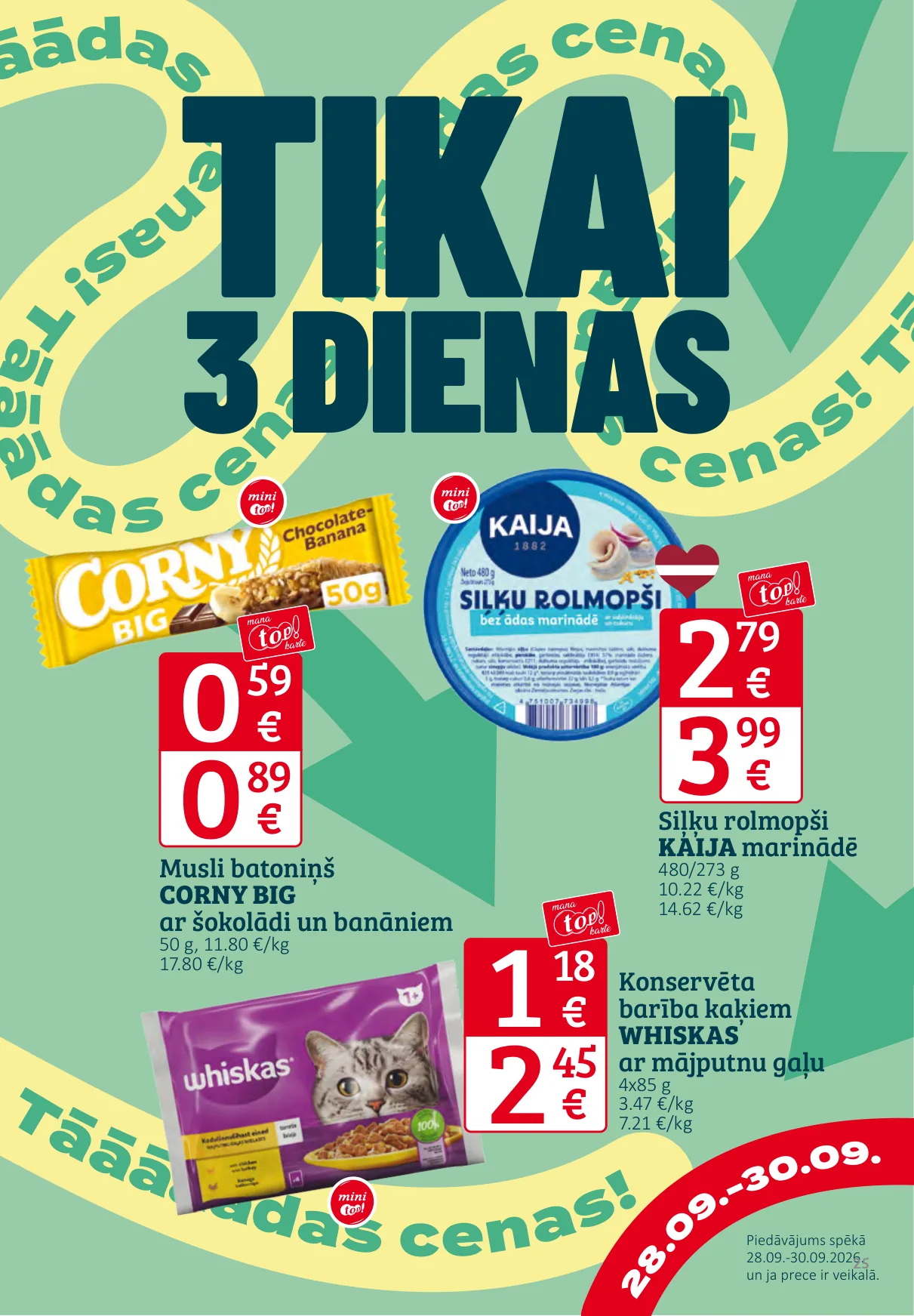 Top! akcijas — 25
