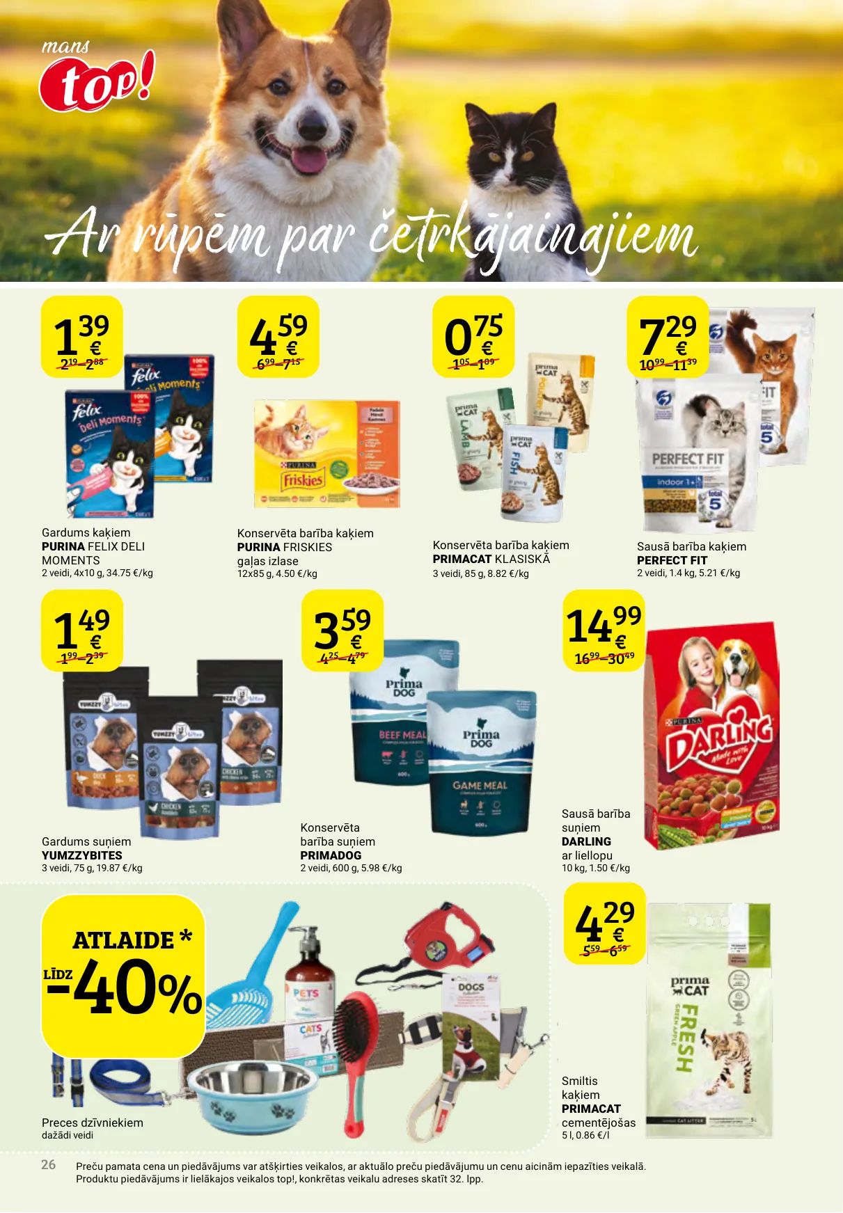 Top! akcijas — 26