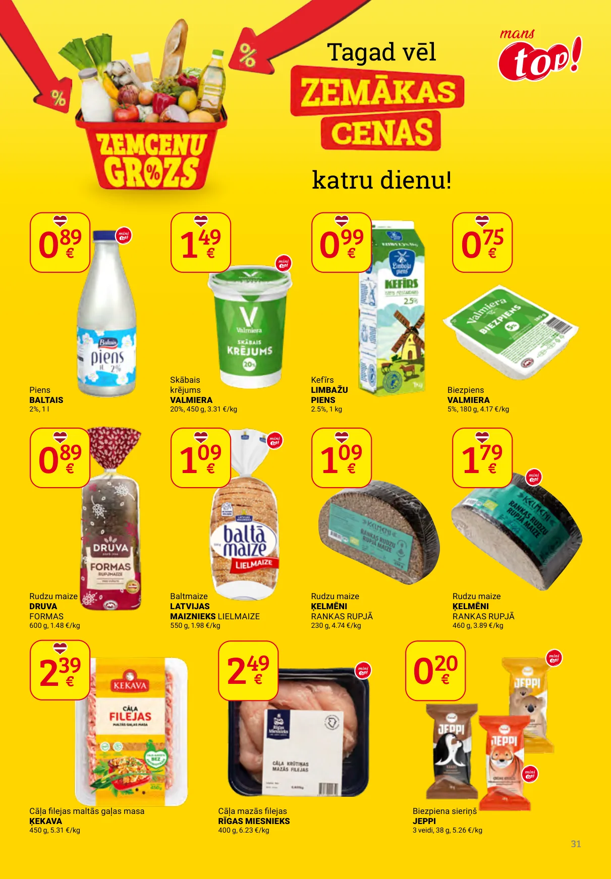 Top! akcijas — 31