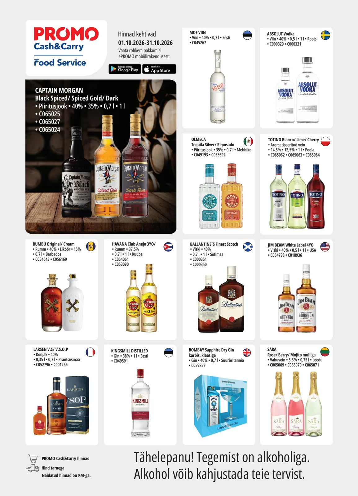 PROMO Cash&Carry kampaaniad — 1