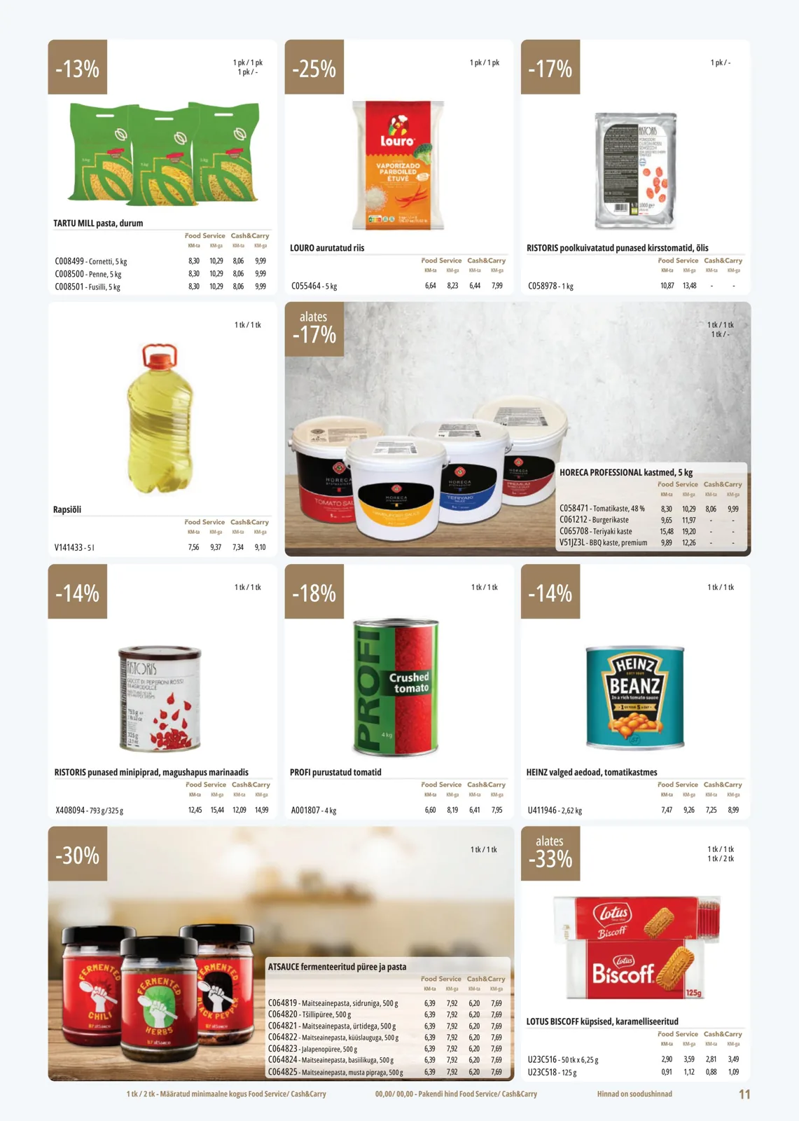 PROMO Cash&Carry kampaaniad — 11