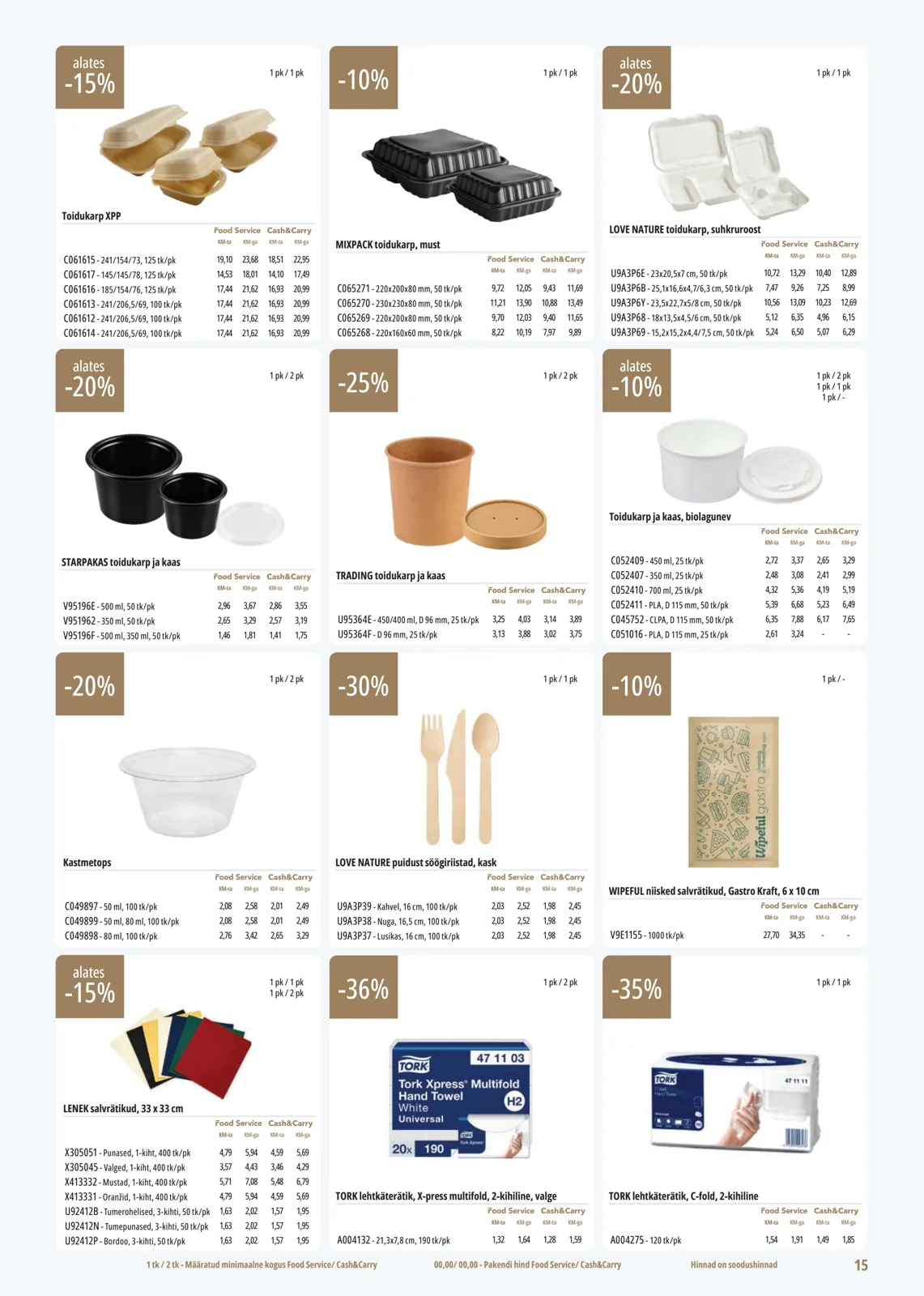 PROMO Cash&Carry kampaaniad — 15