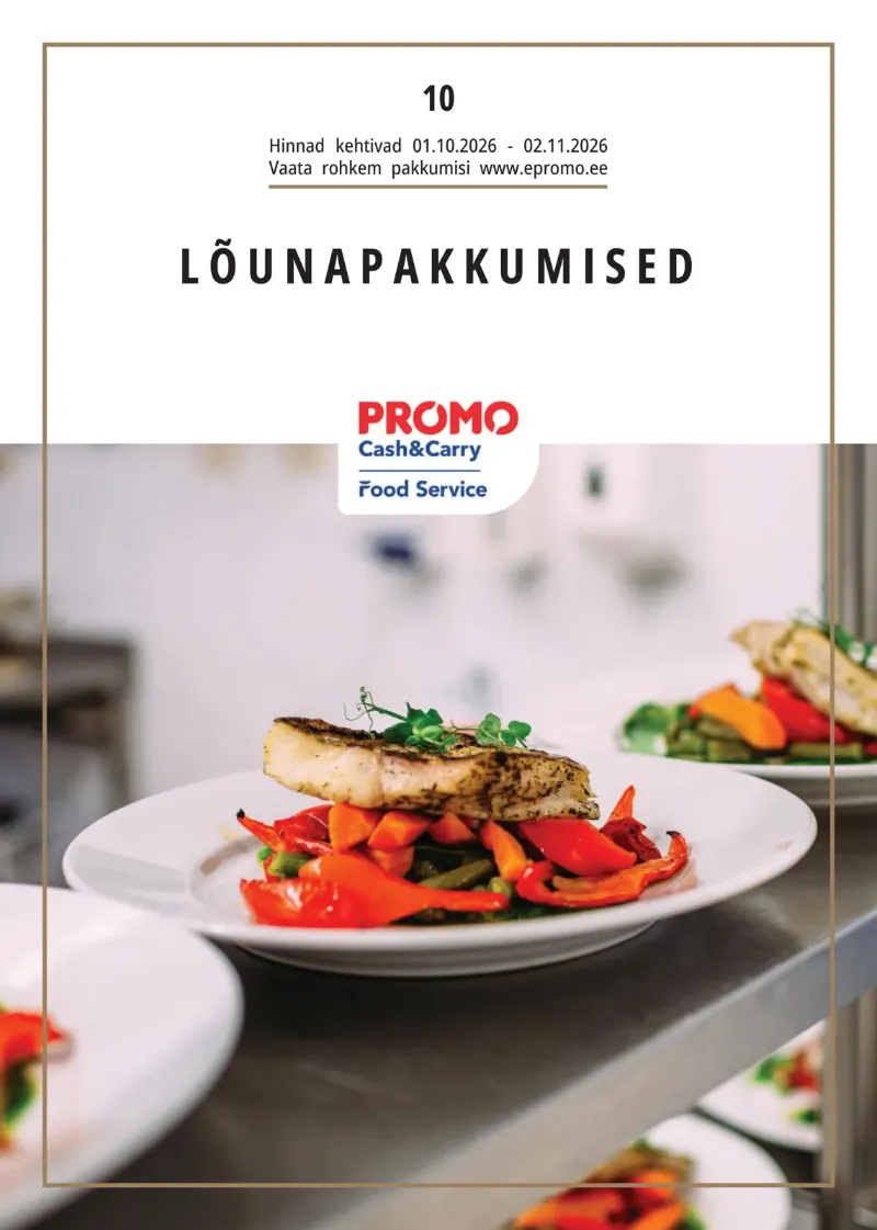 PROMO Cash&Carry kampaaniad 01.10.2026–02.11.2026
