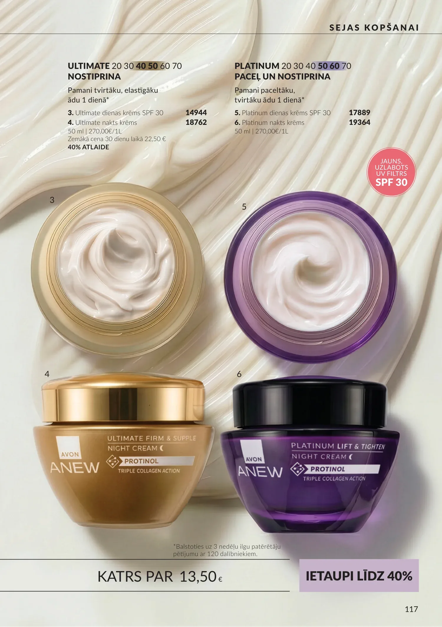 Avon akcijas — 117