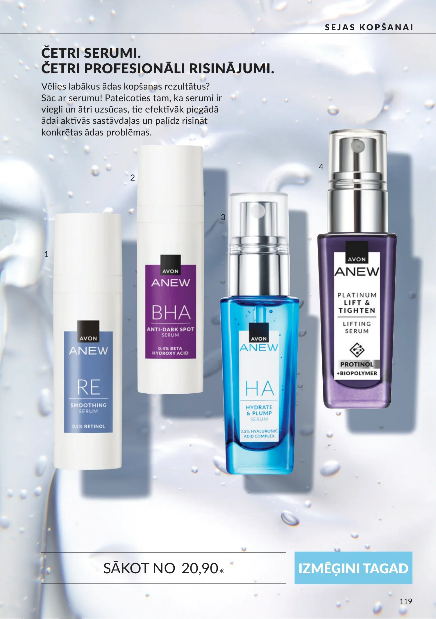 Avon akcijas — 119