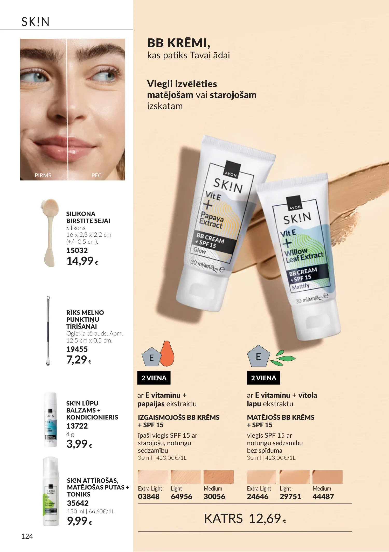 Avon akcijas — 124