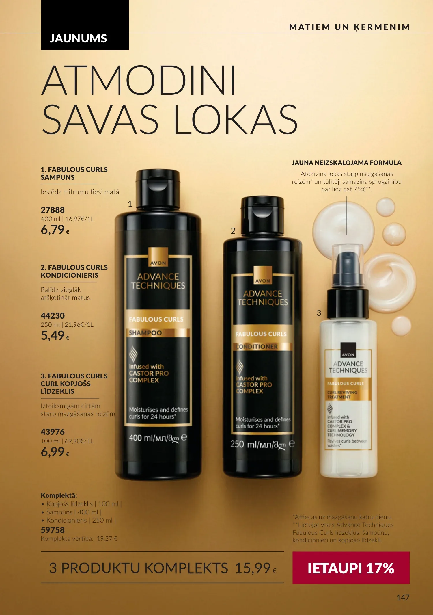Avon akcijas — 147