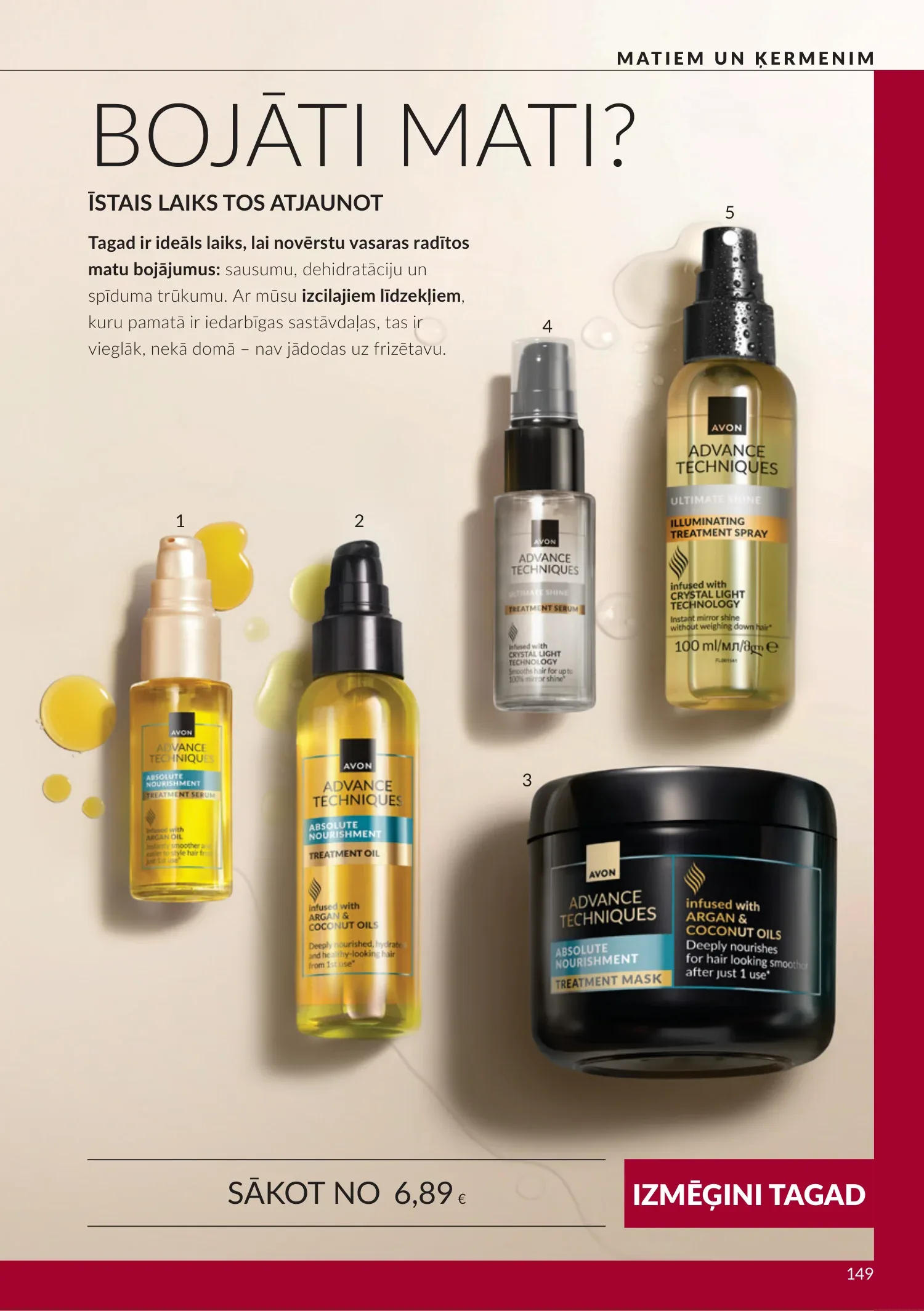 Avon akcijas — 149