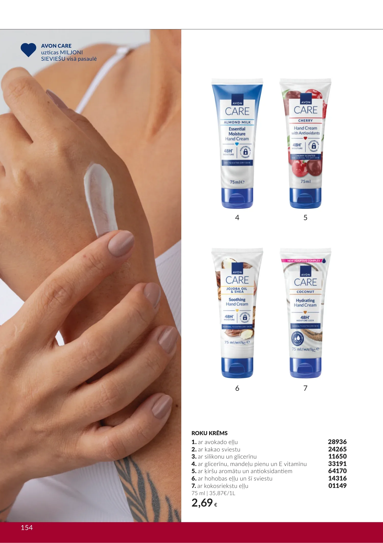 Avon akcijas — 154