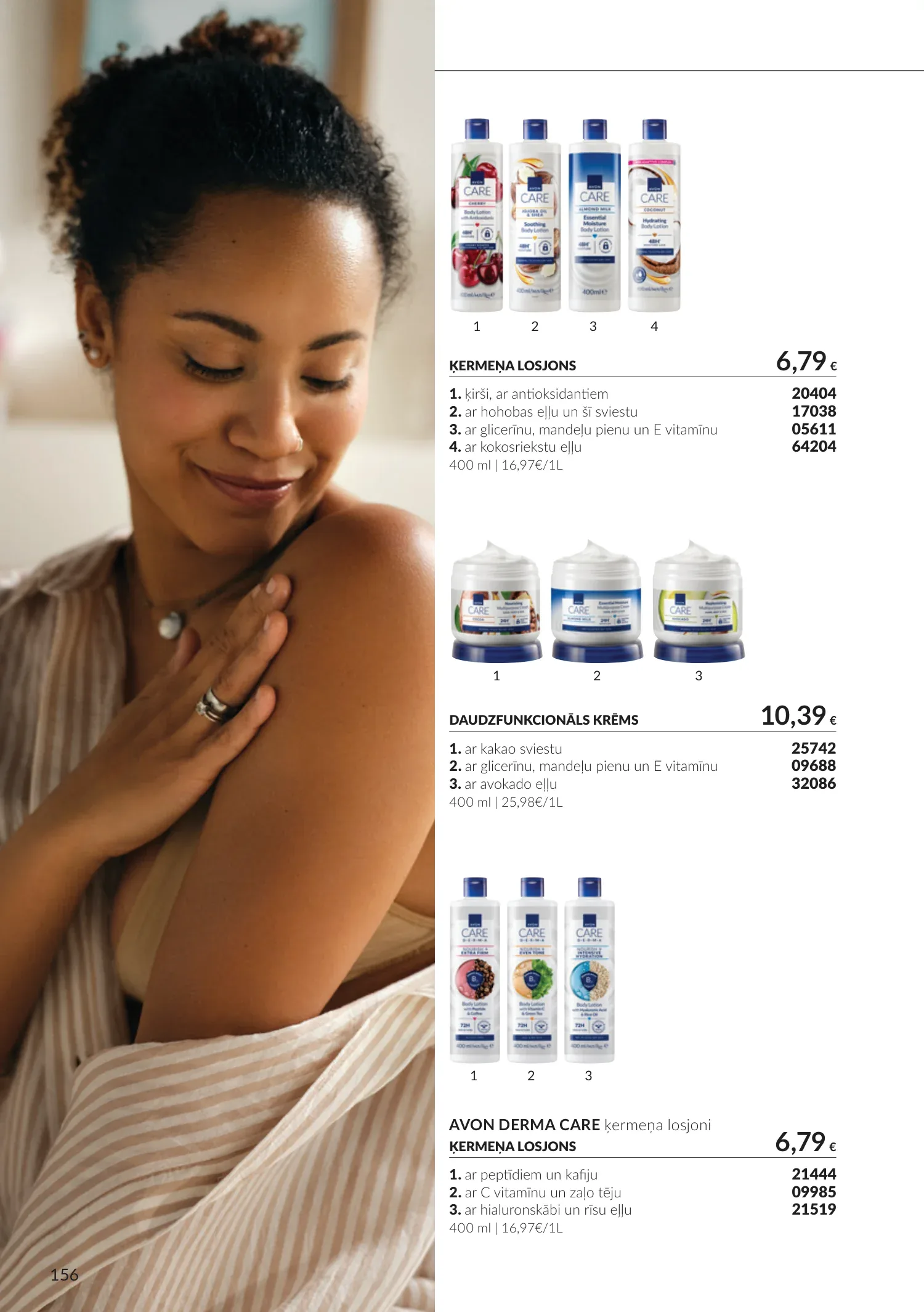 Avon akcijas — 156