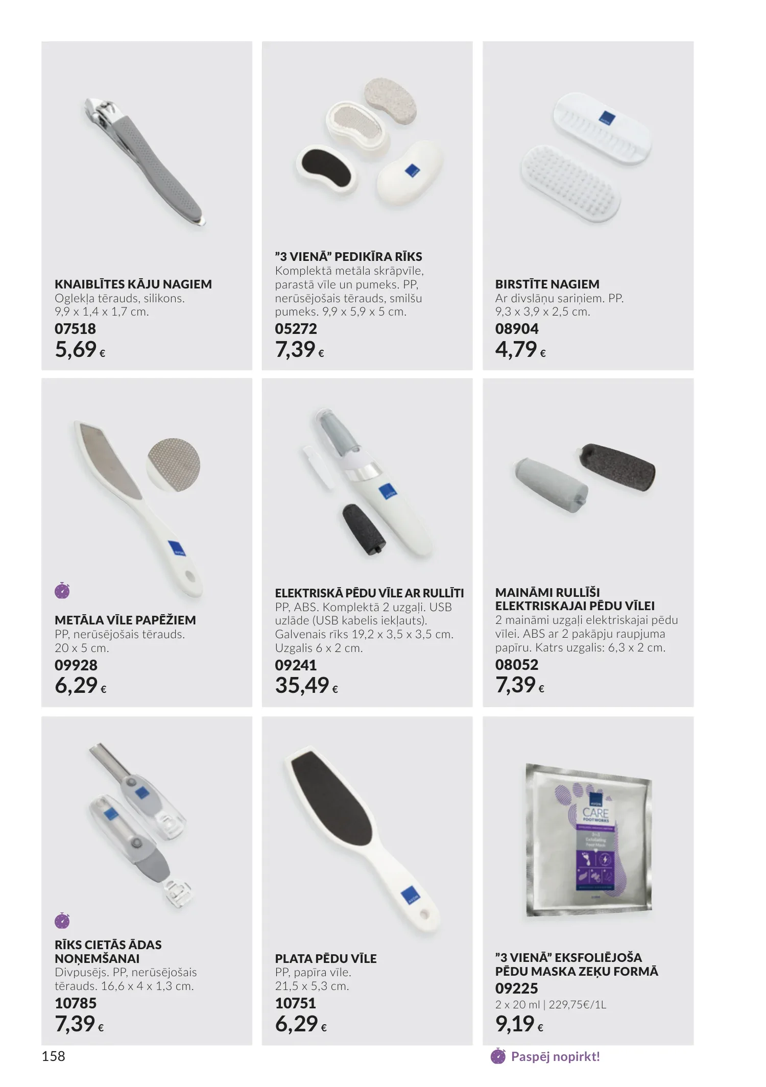 Avon akcijas — 158