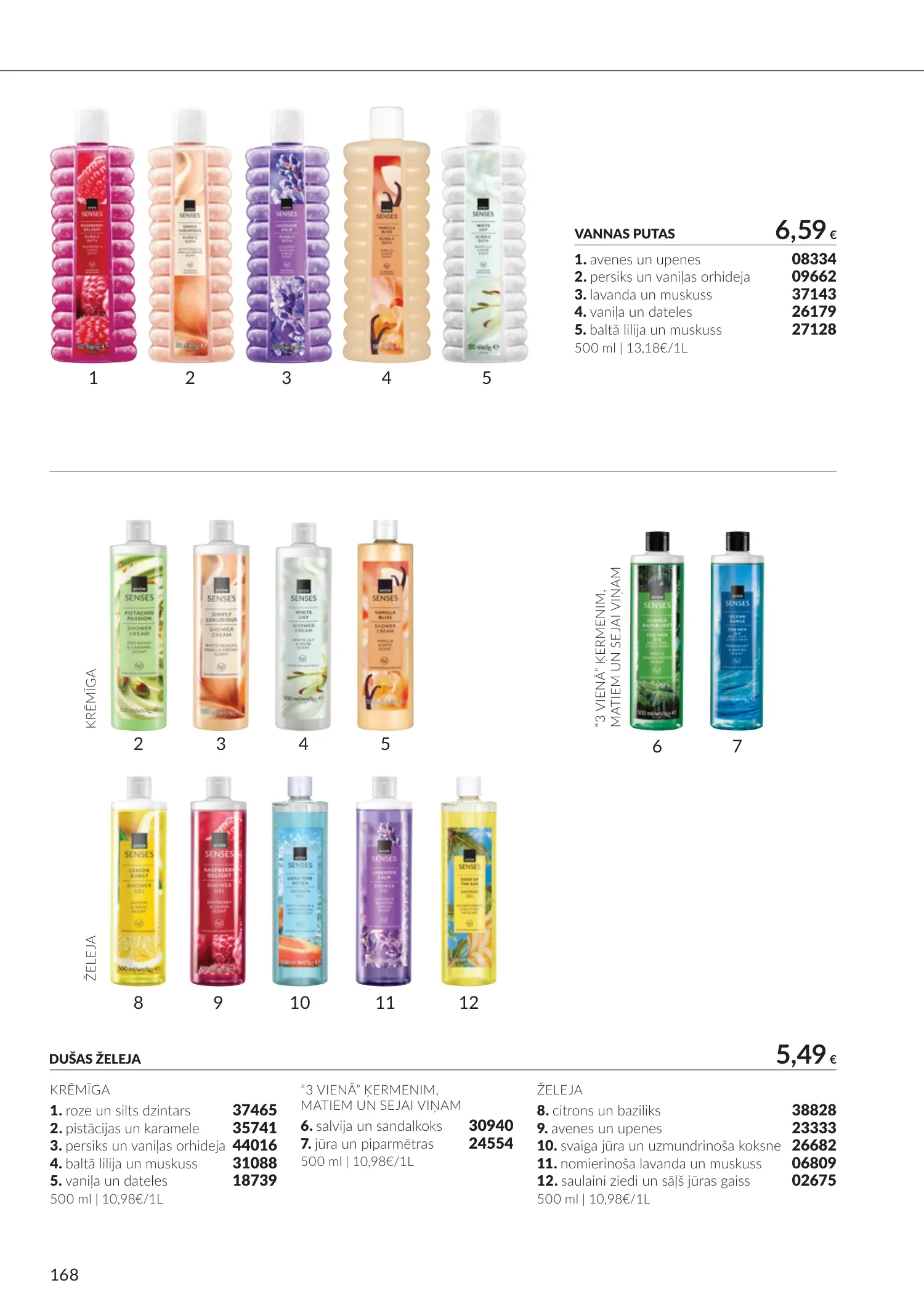 Avon akcijas — 168