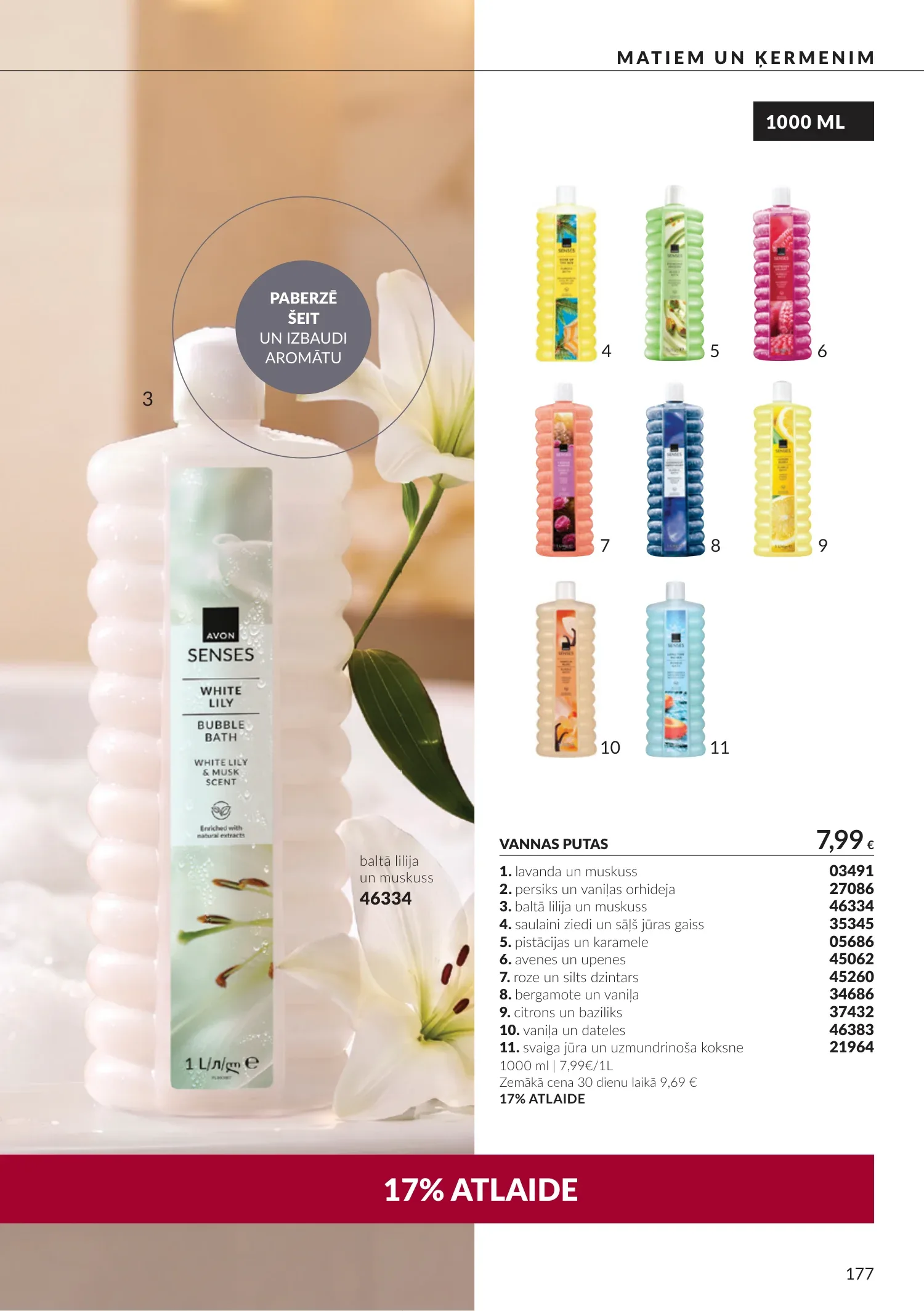 Avon akcijas — 177