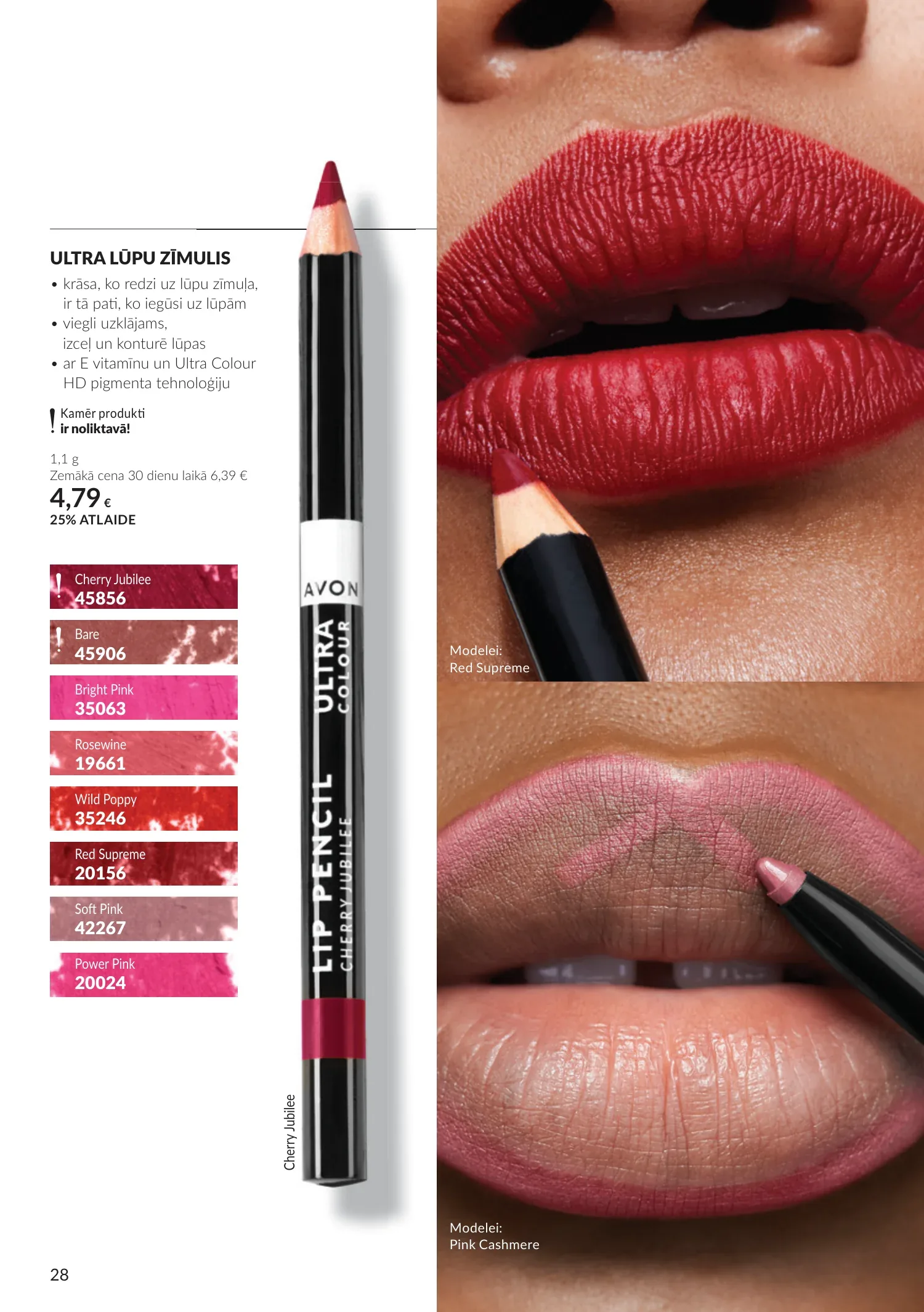 Avon akcijas — 28