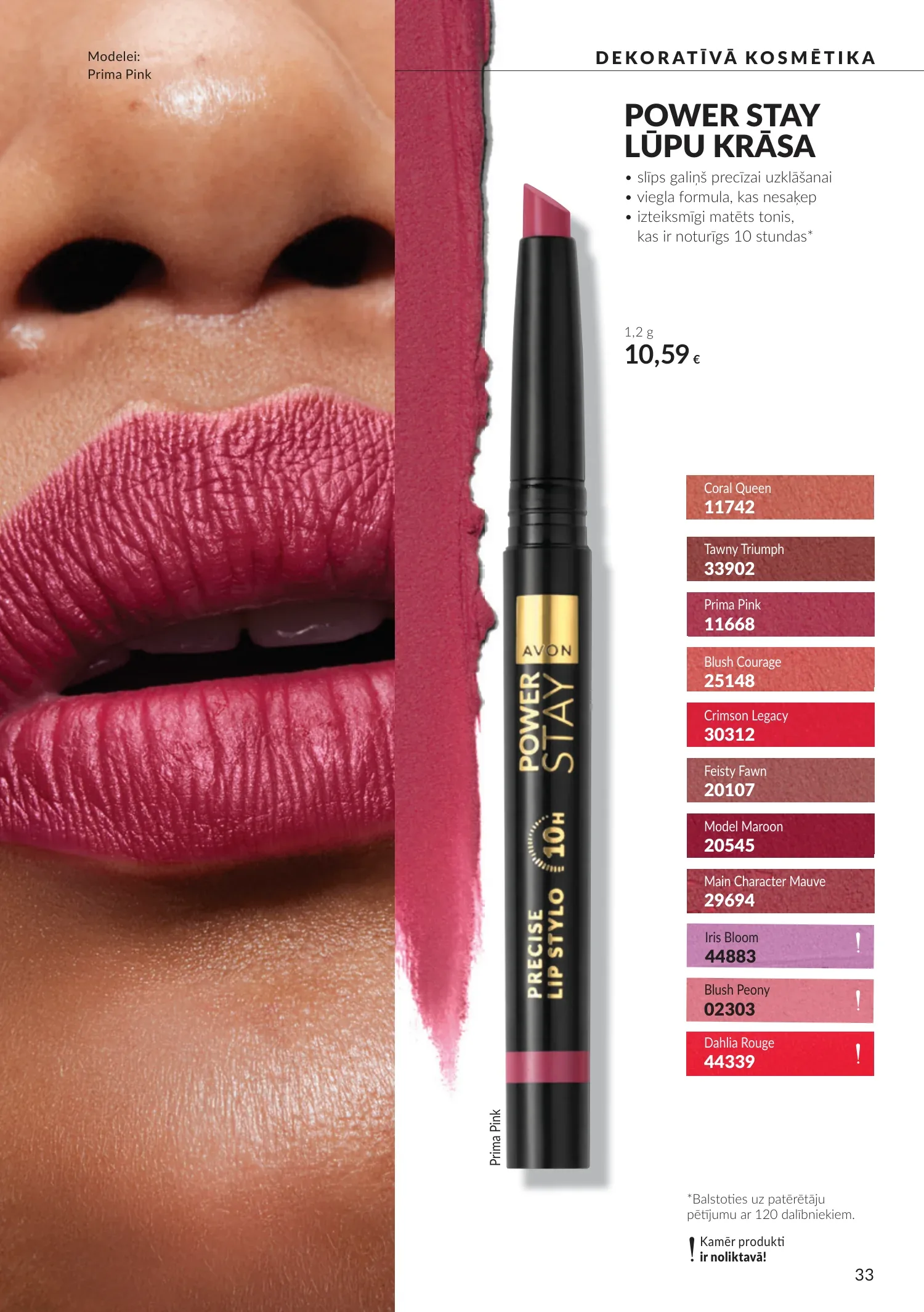 Avon akcijas — 33