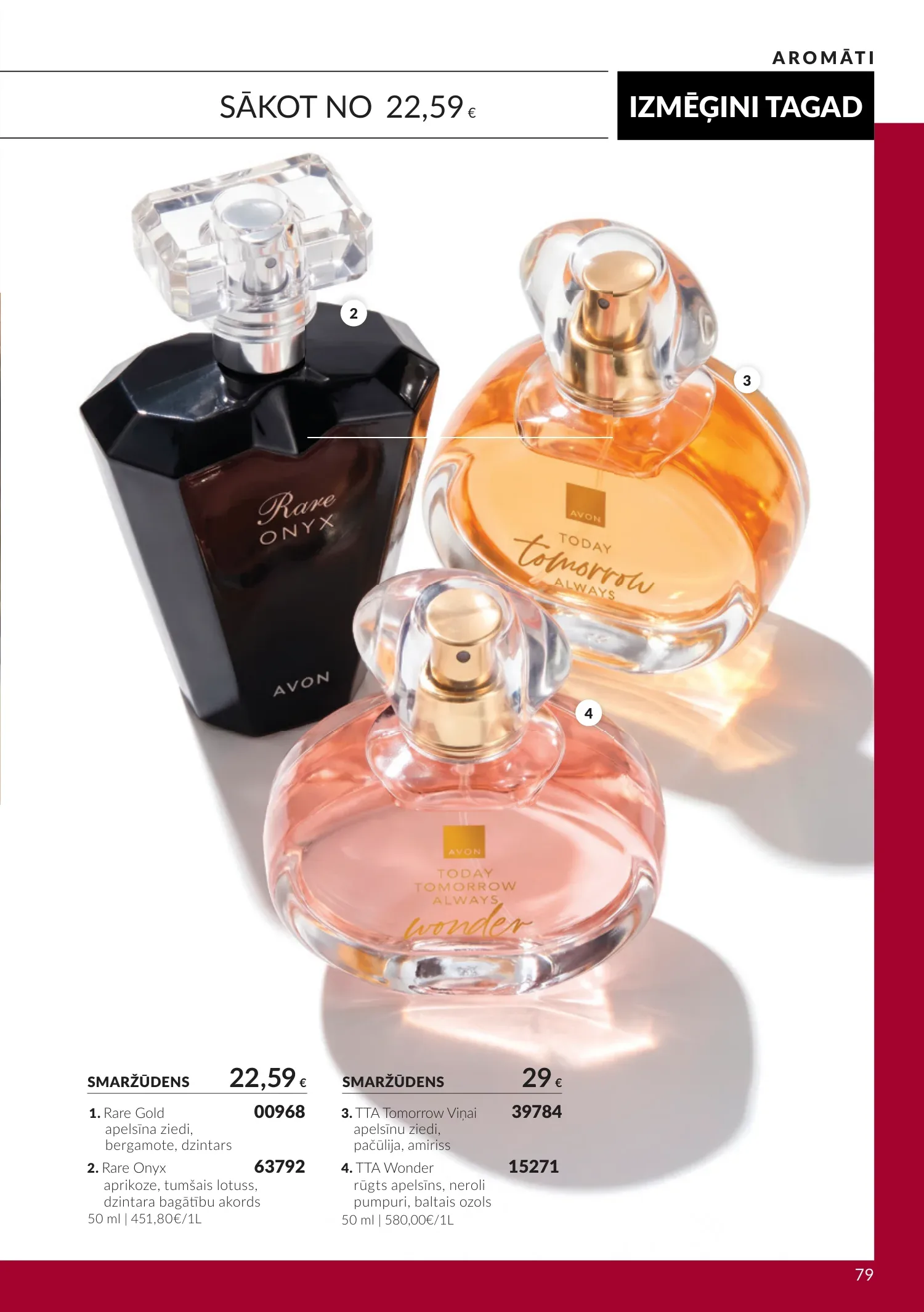 Avon akcijas — 79