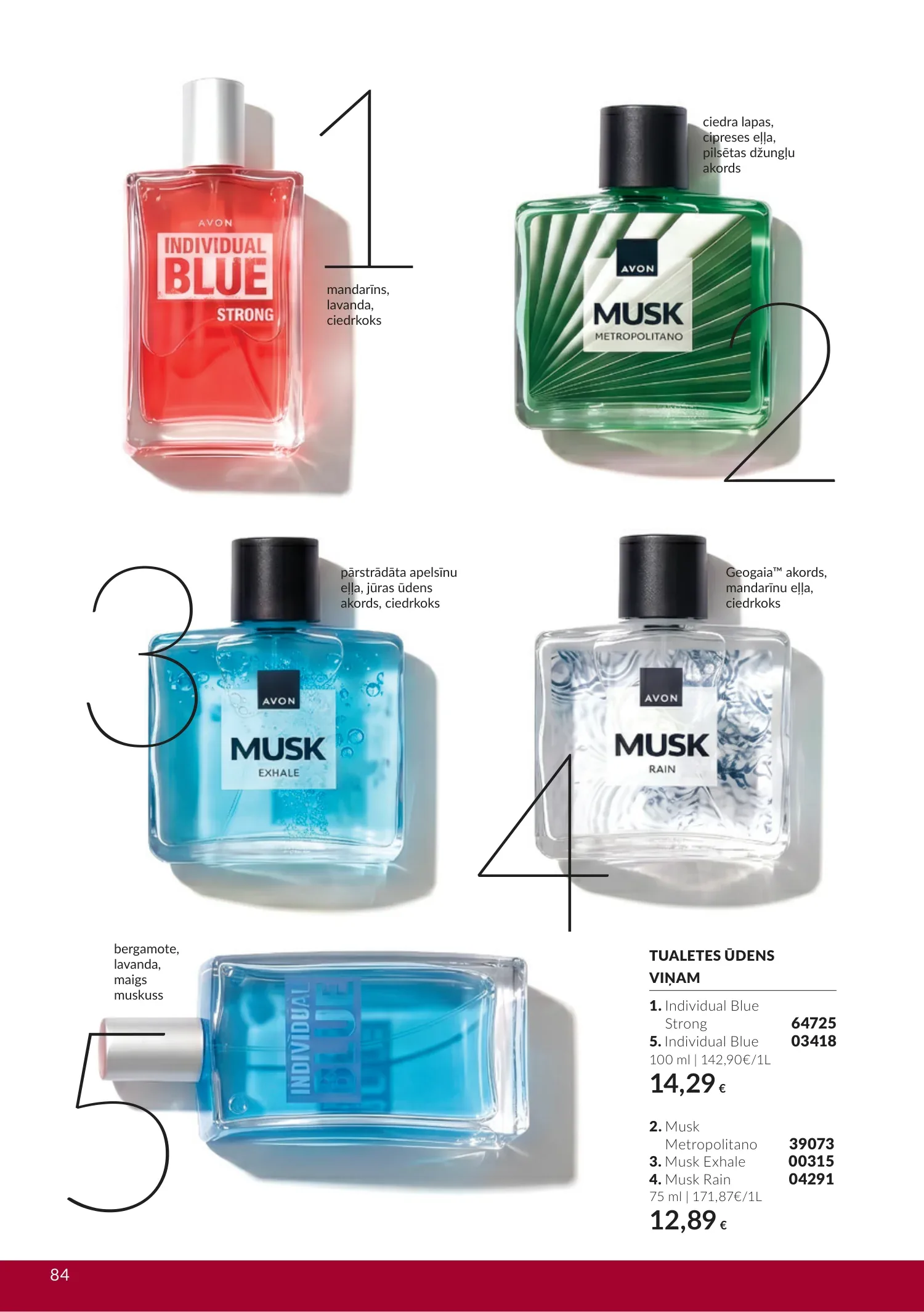 Avon akcijas — 84