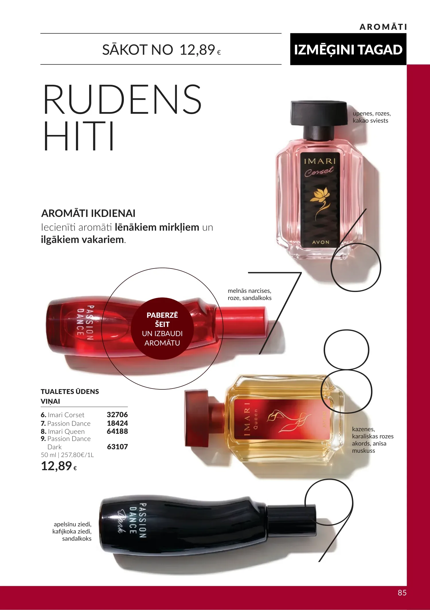 Avon akcijas — 85