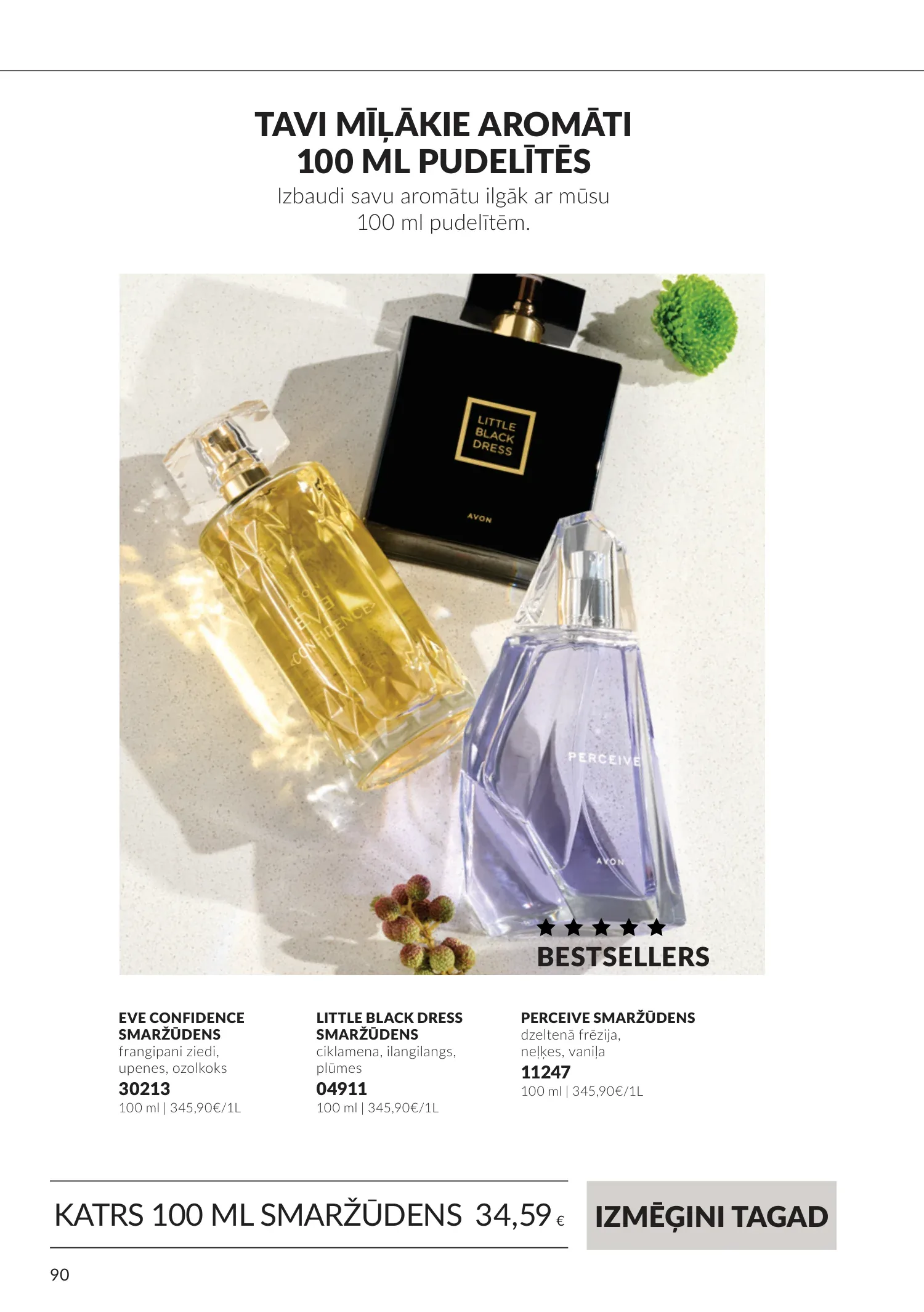 Avon akcijas — 90