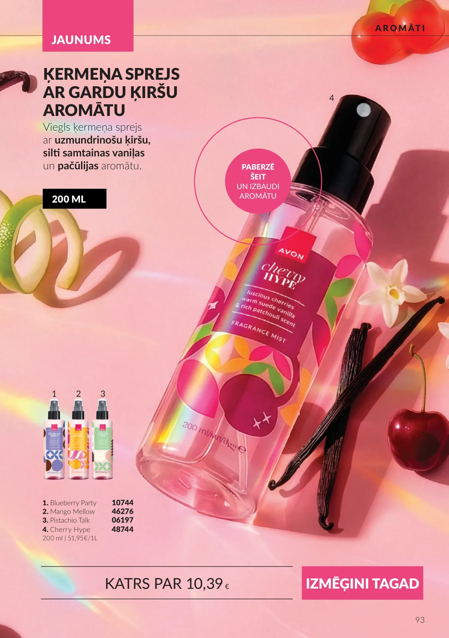Avon akcijas — 93