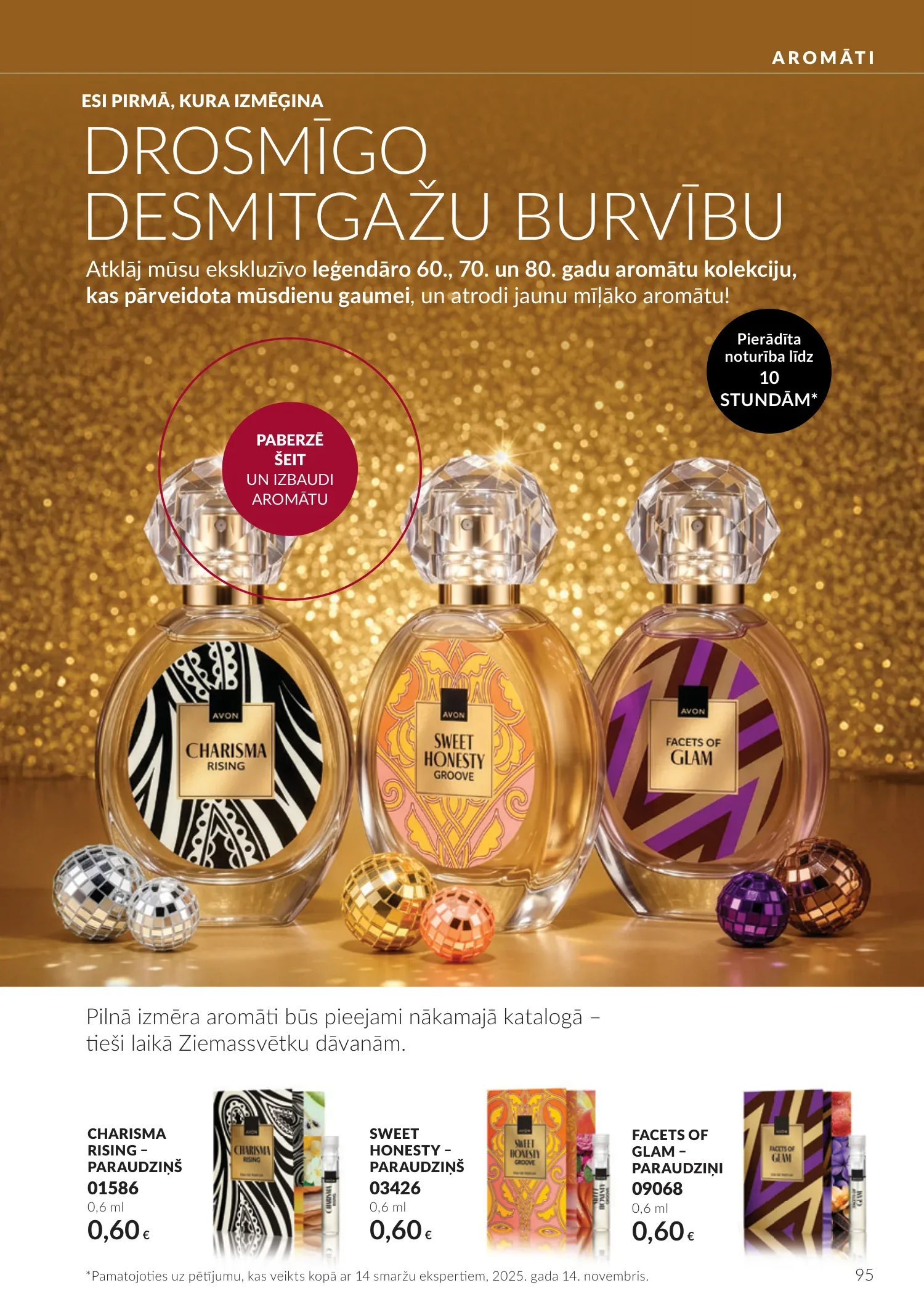 Avon akcijas — 95