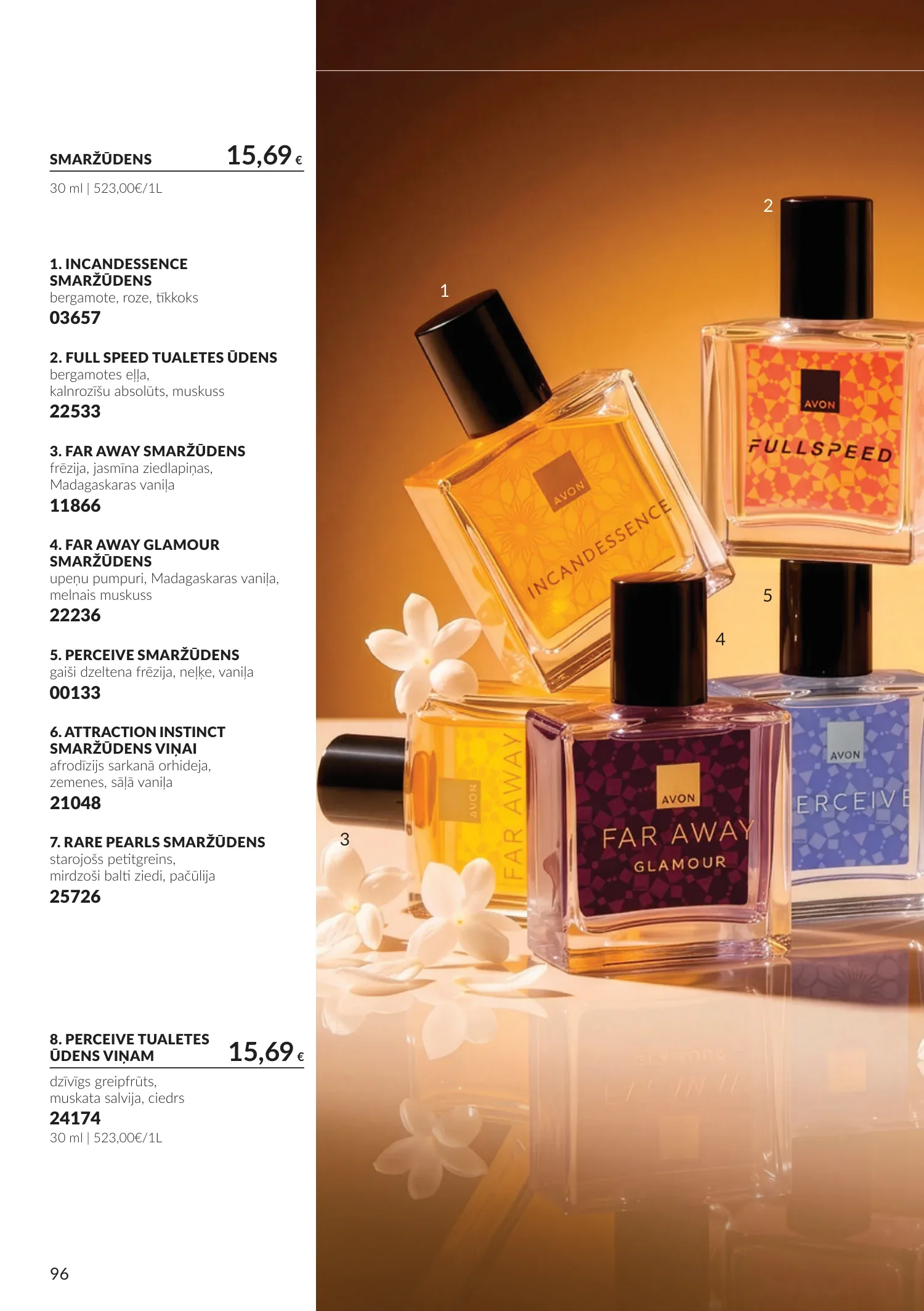 Avon akcijas — 96
