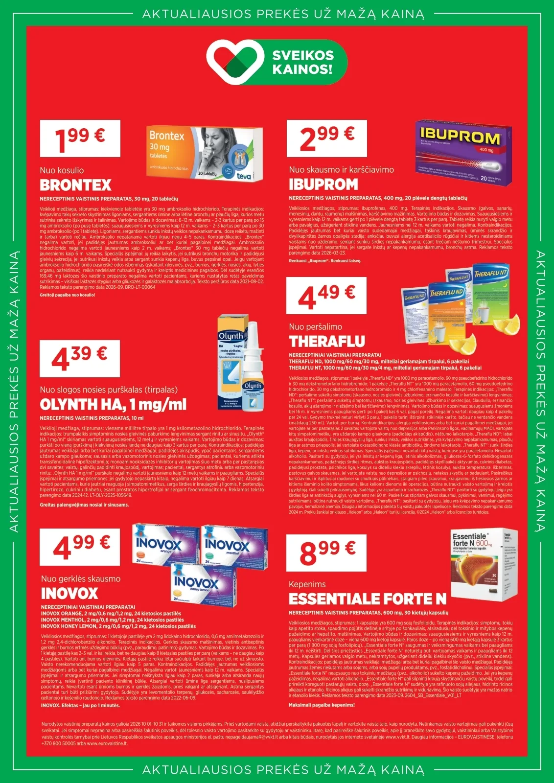Eurovaistinė akcijos — 3