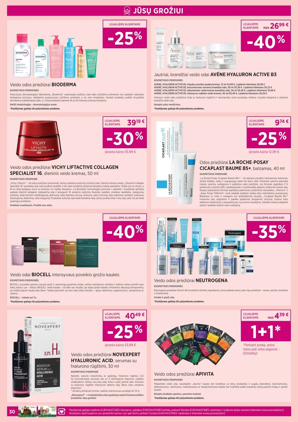 Eurovaistinė akcijos — 30
