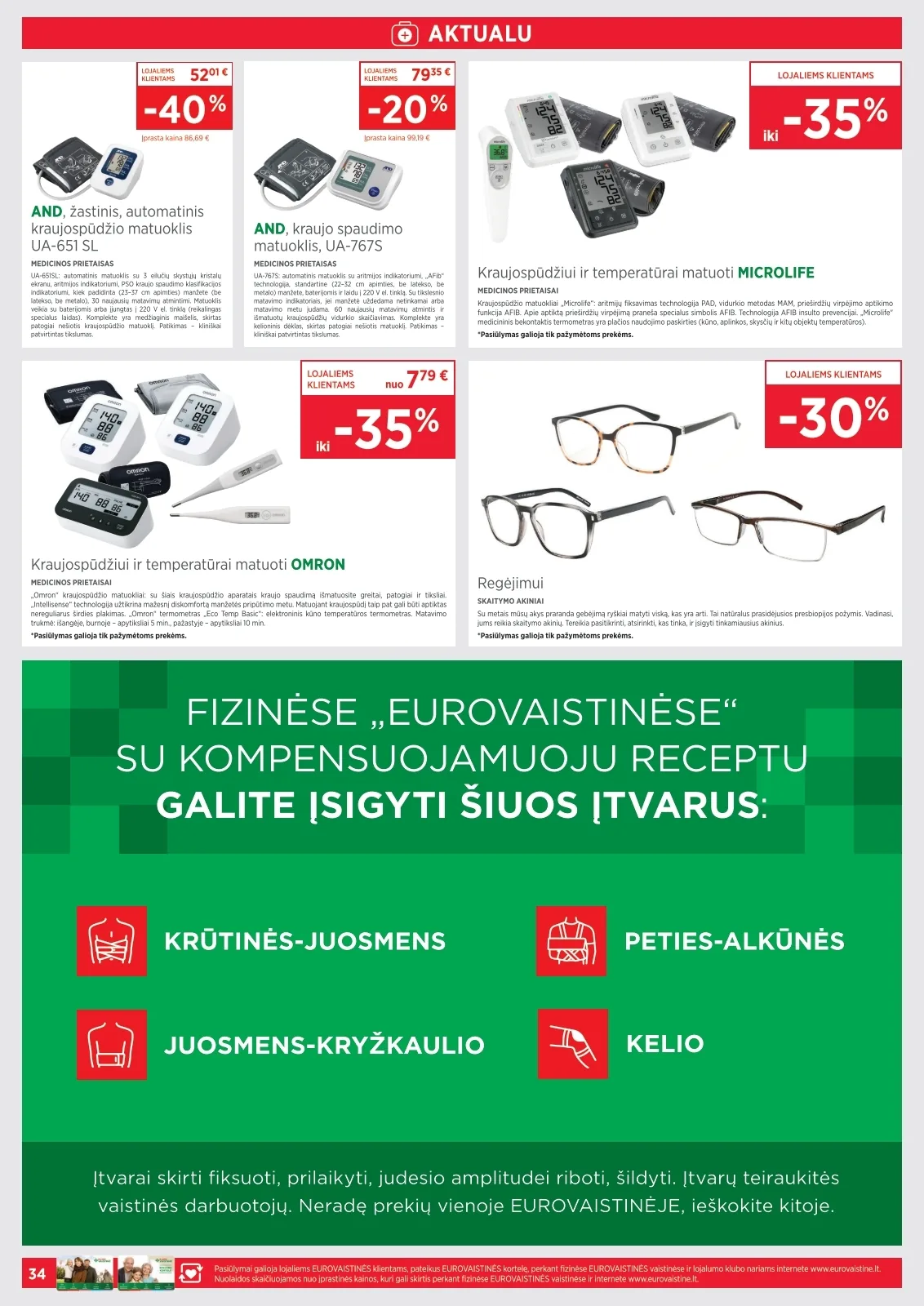 Eurovaistinė akcijos — 34