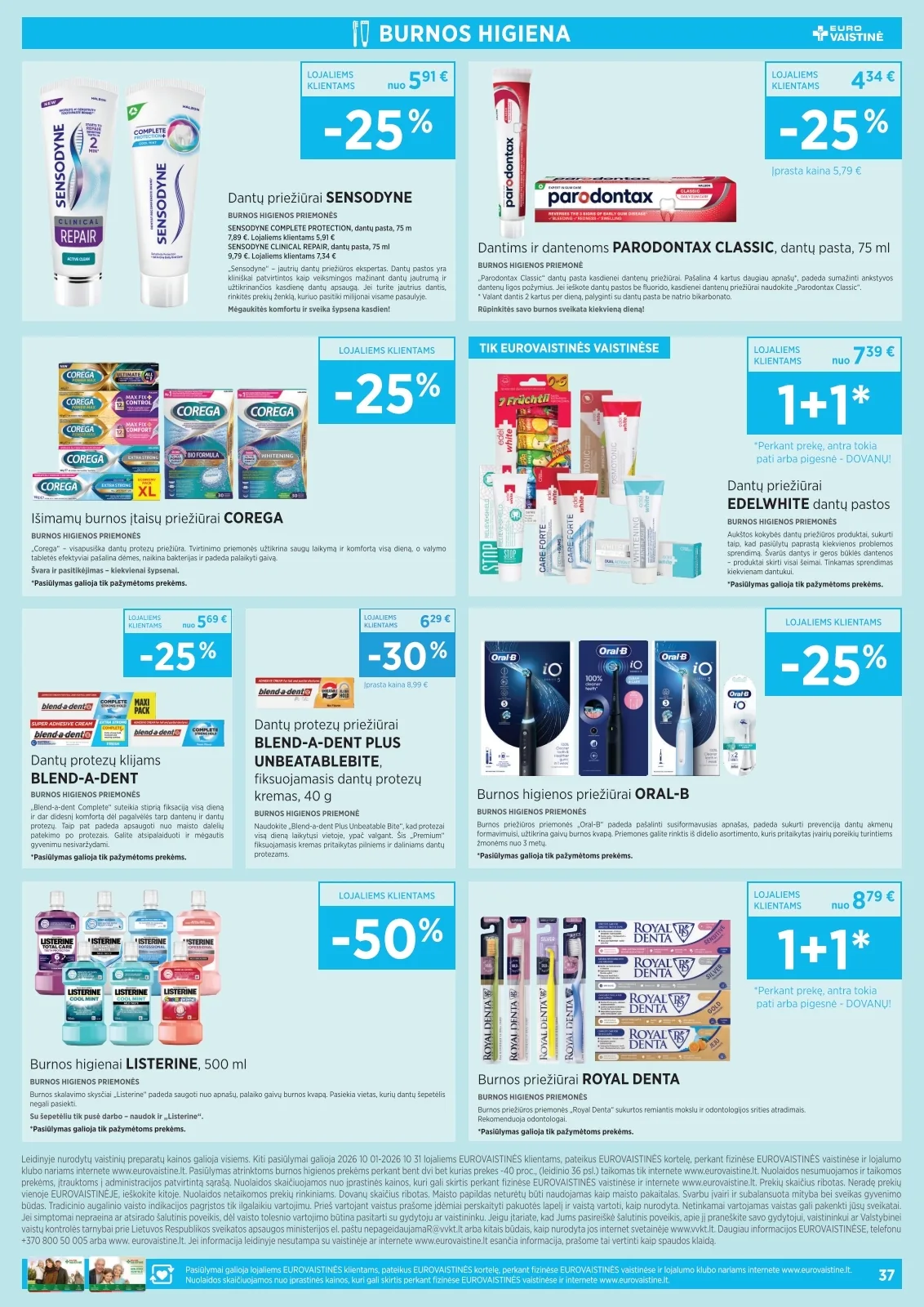 Eurovaistinė akcijos — 37