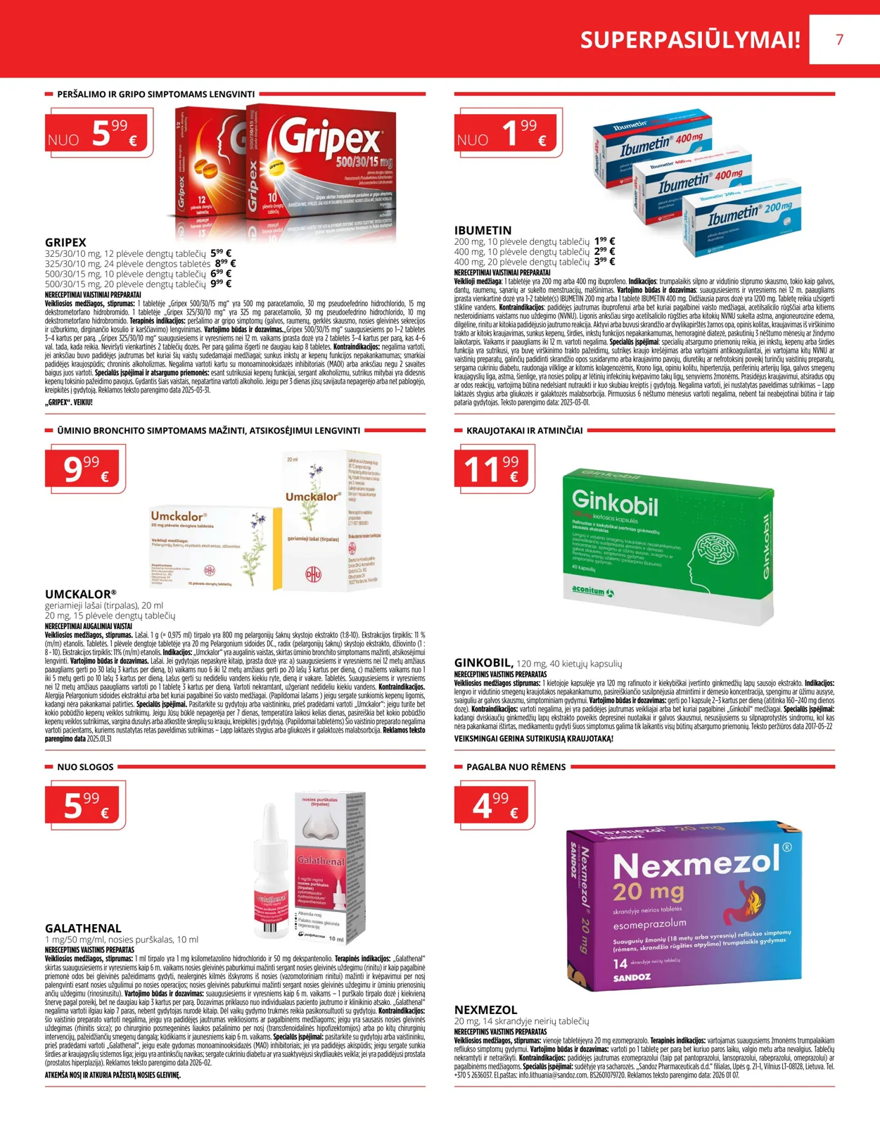 Gintarinė vaistinė akcijos — 7