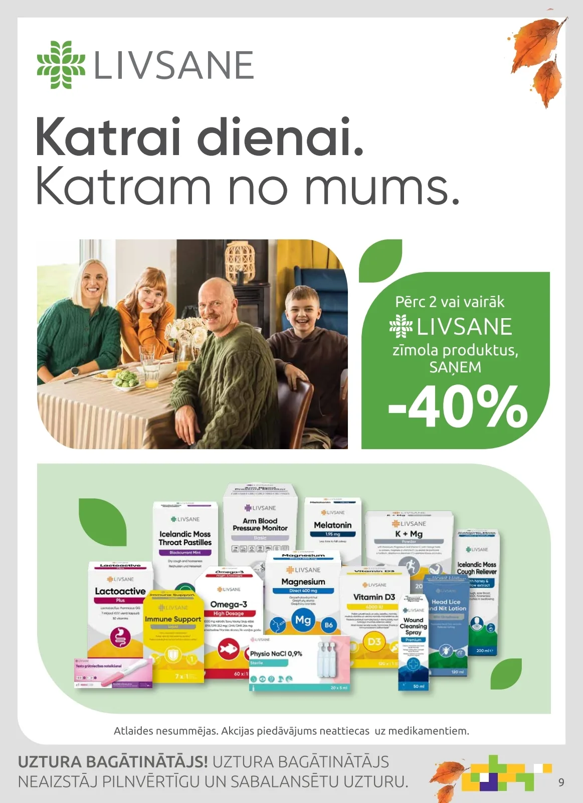 Aptieka1 akcijas — 9