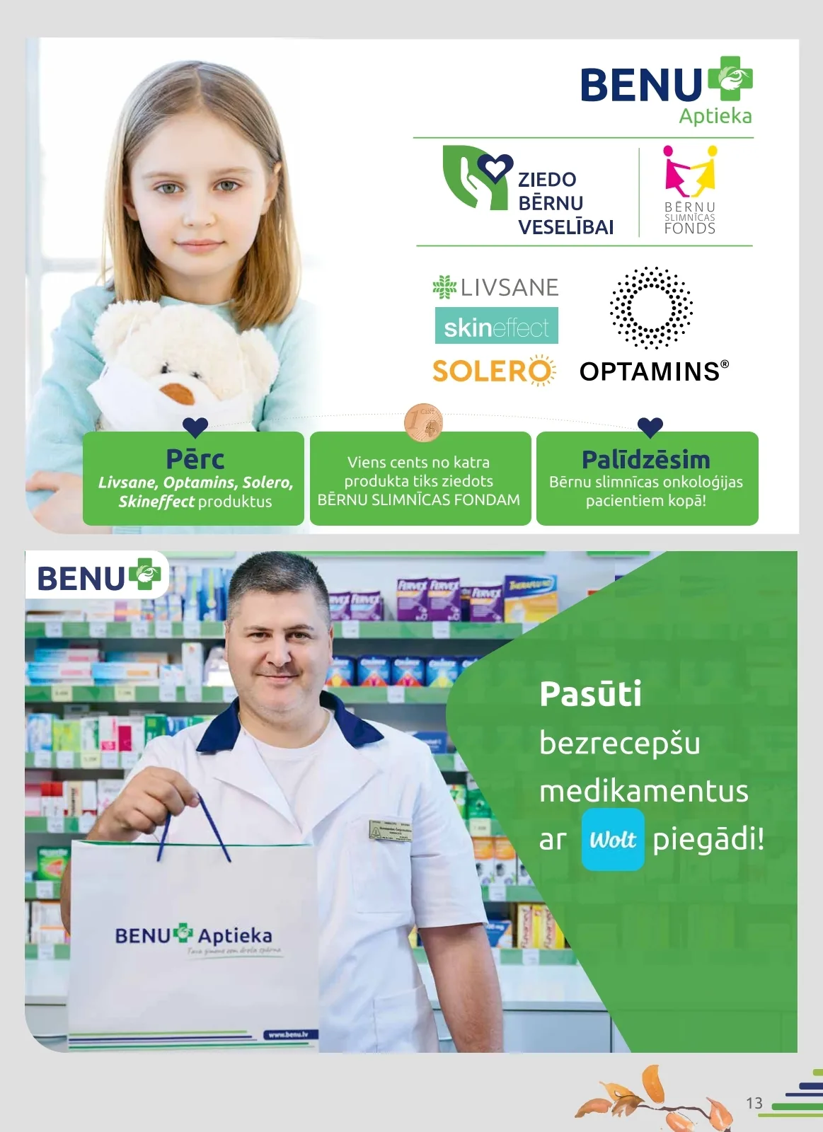 BENU akcijas — 13
