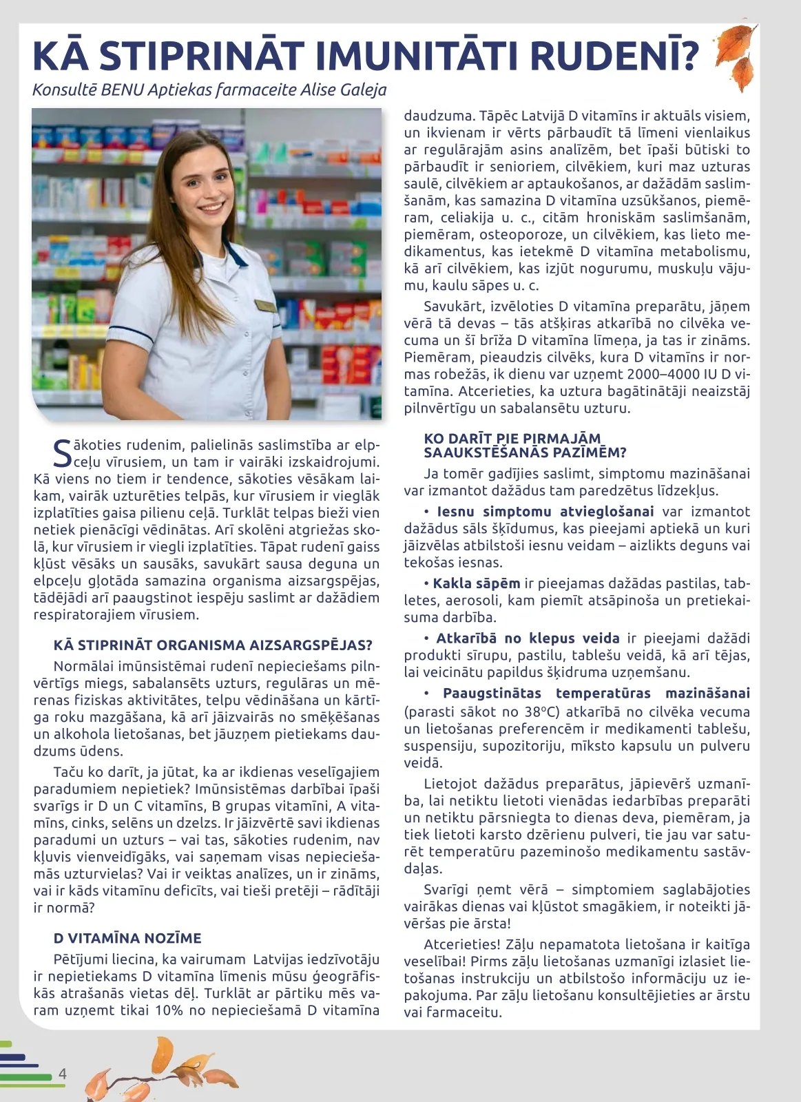 BENU akcijas — 4