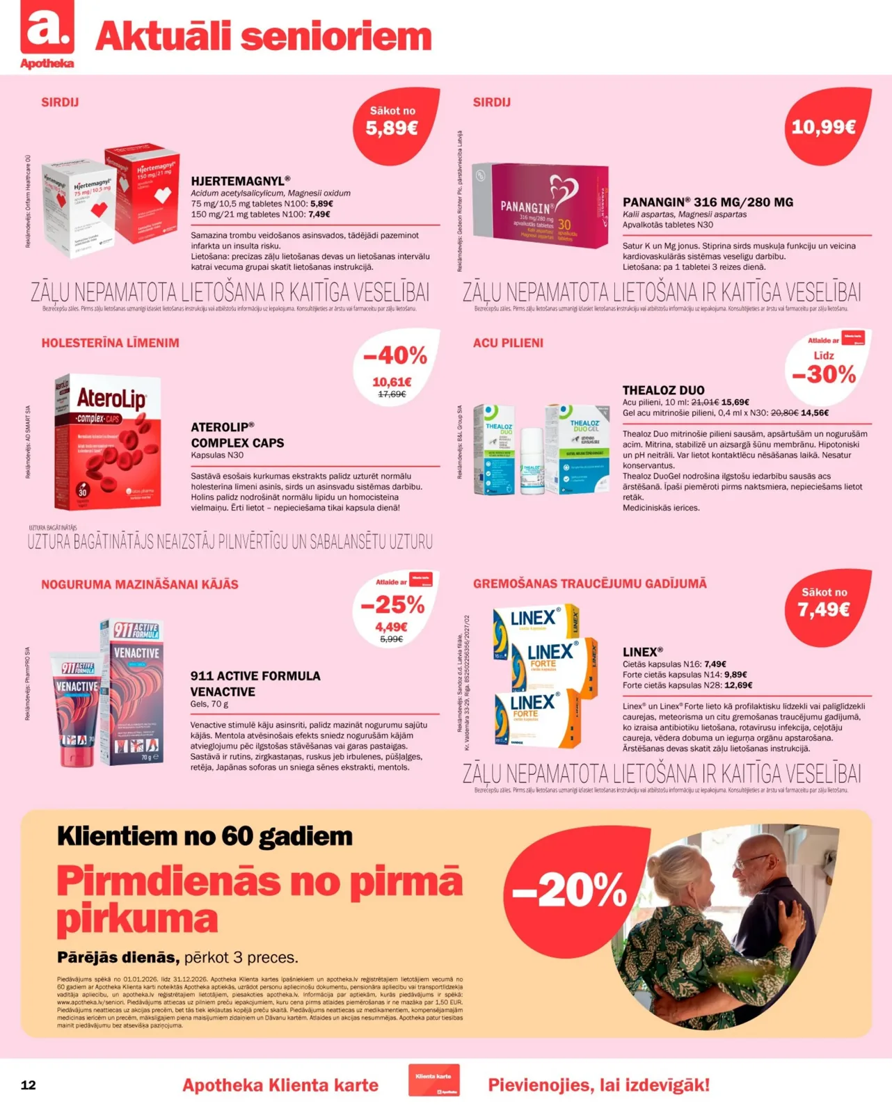 Apotheka akcijas — 12
