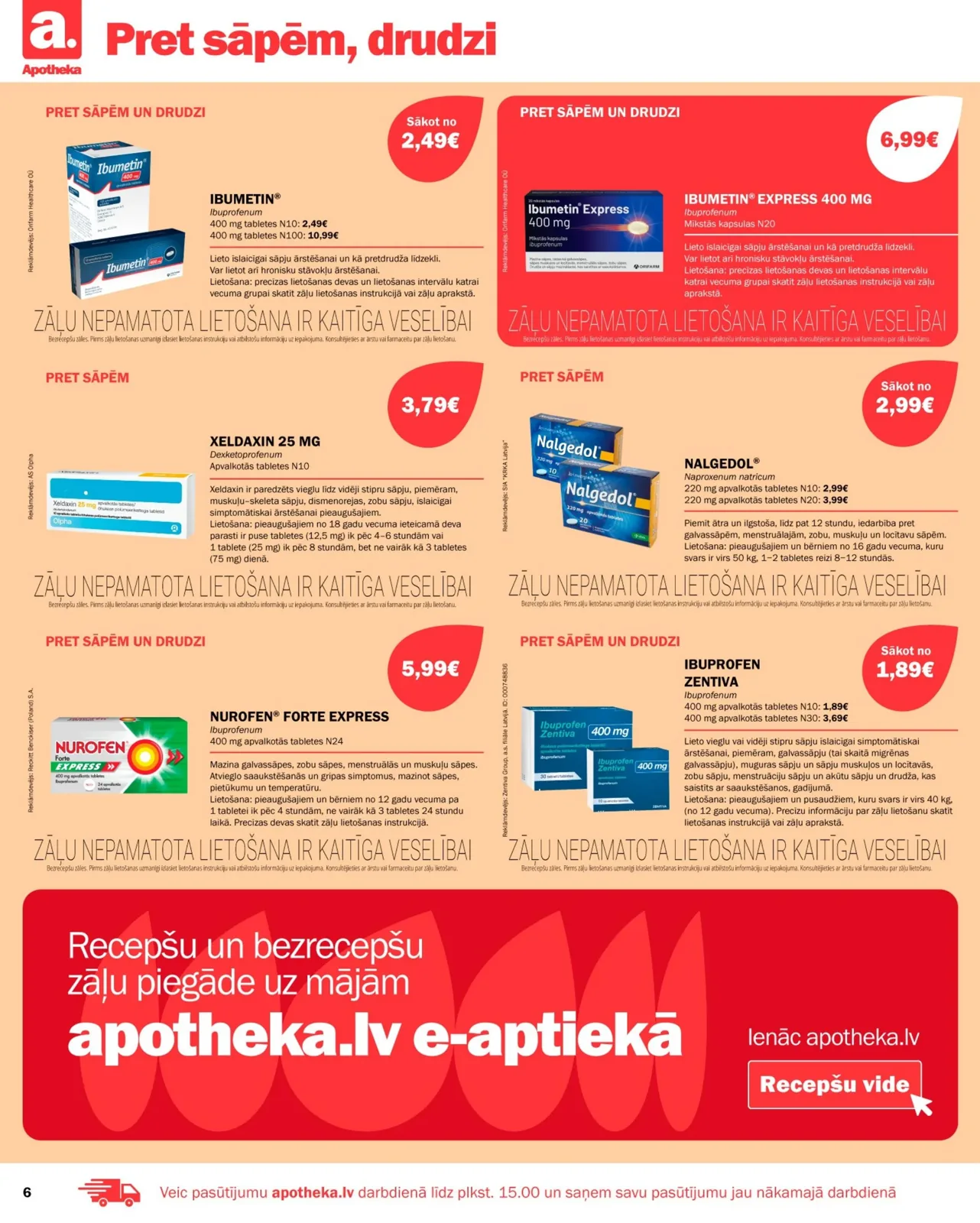 Apotheka akcijas — 6