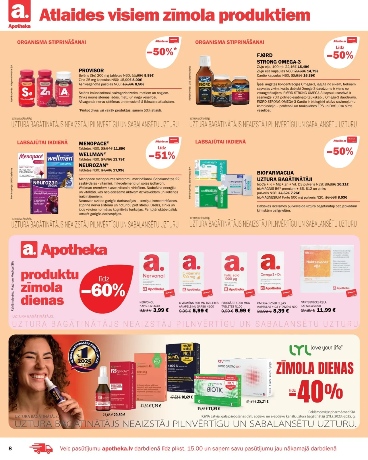 Apotheka akcijas — 8