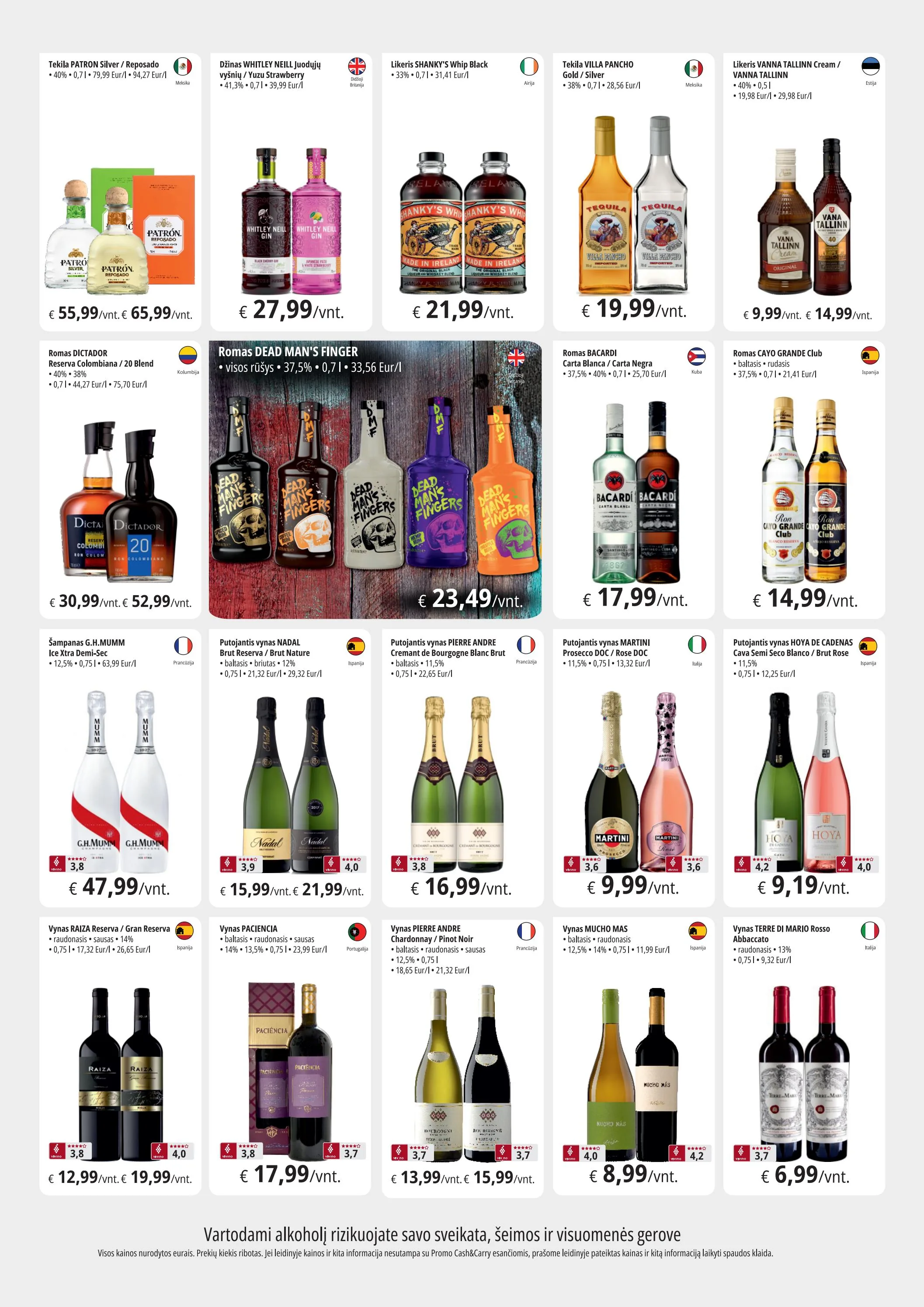 PROMO Cash&Carry akcijos — 2