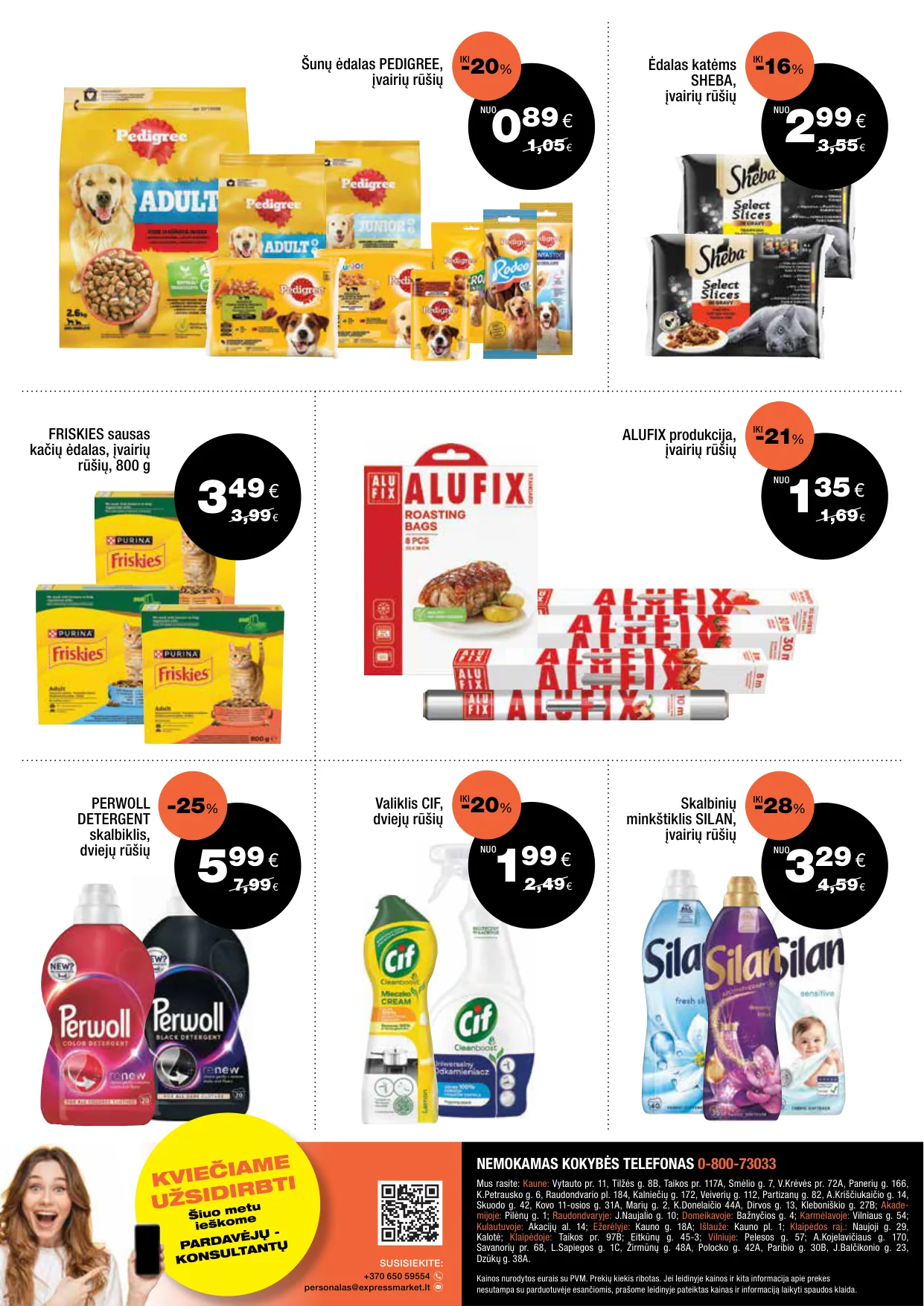 EXPRESS MARKET akcijos — 5