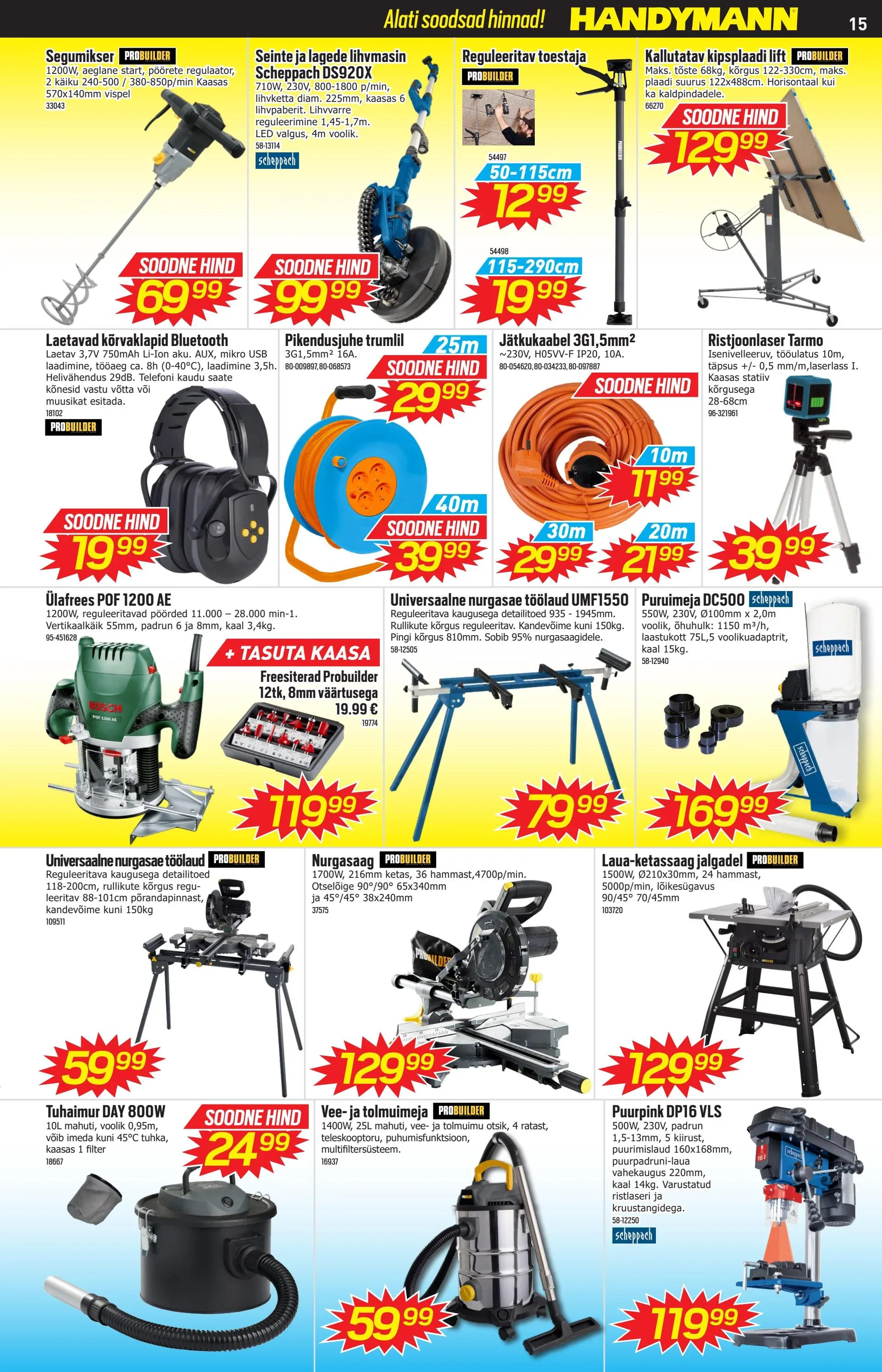 Handymann kampaaniad — 15