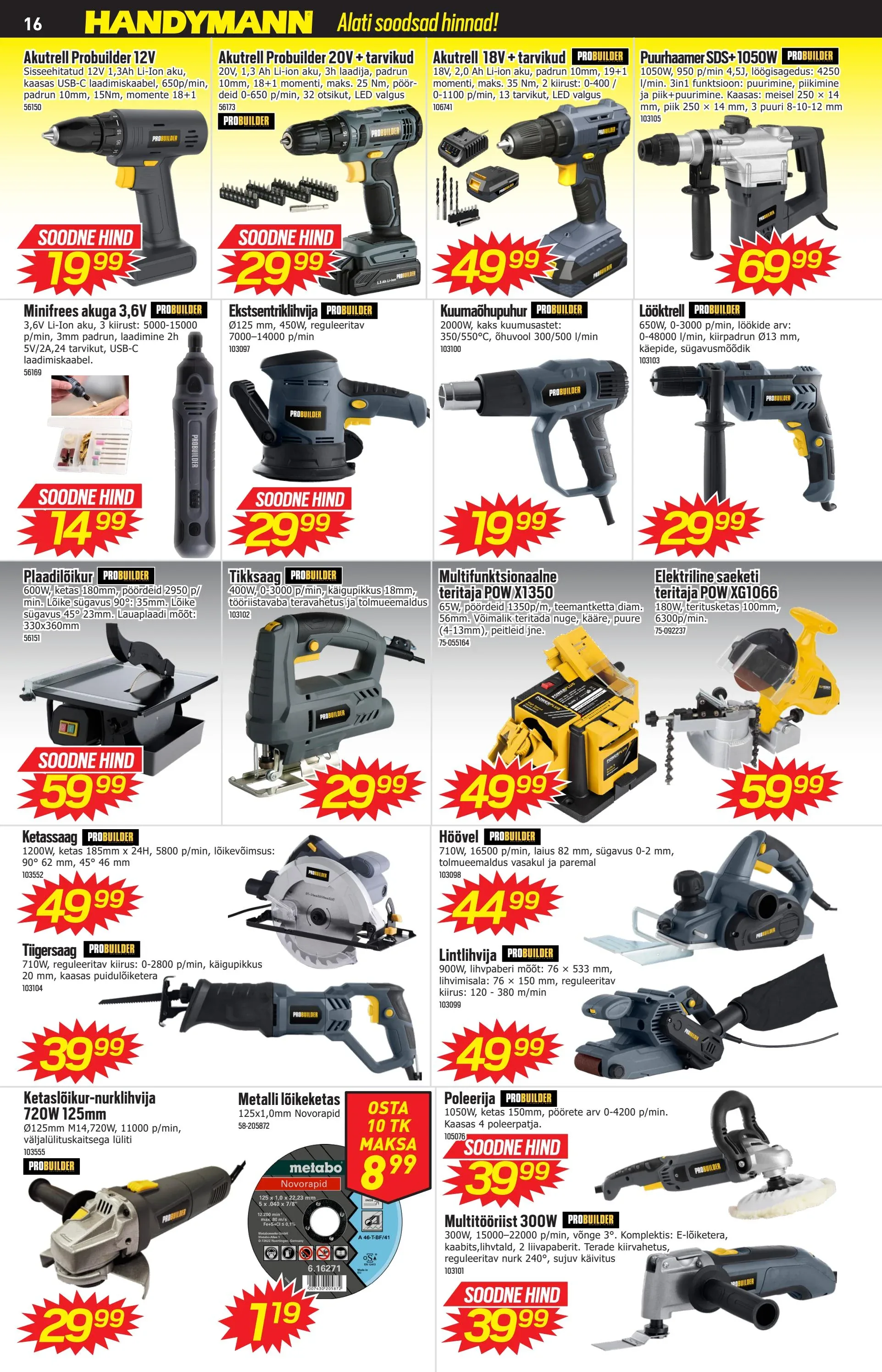 Handymann kampaaniad — 16