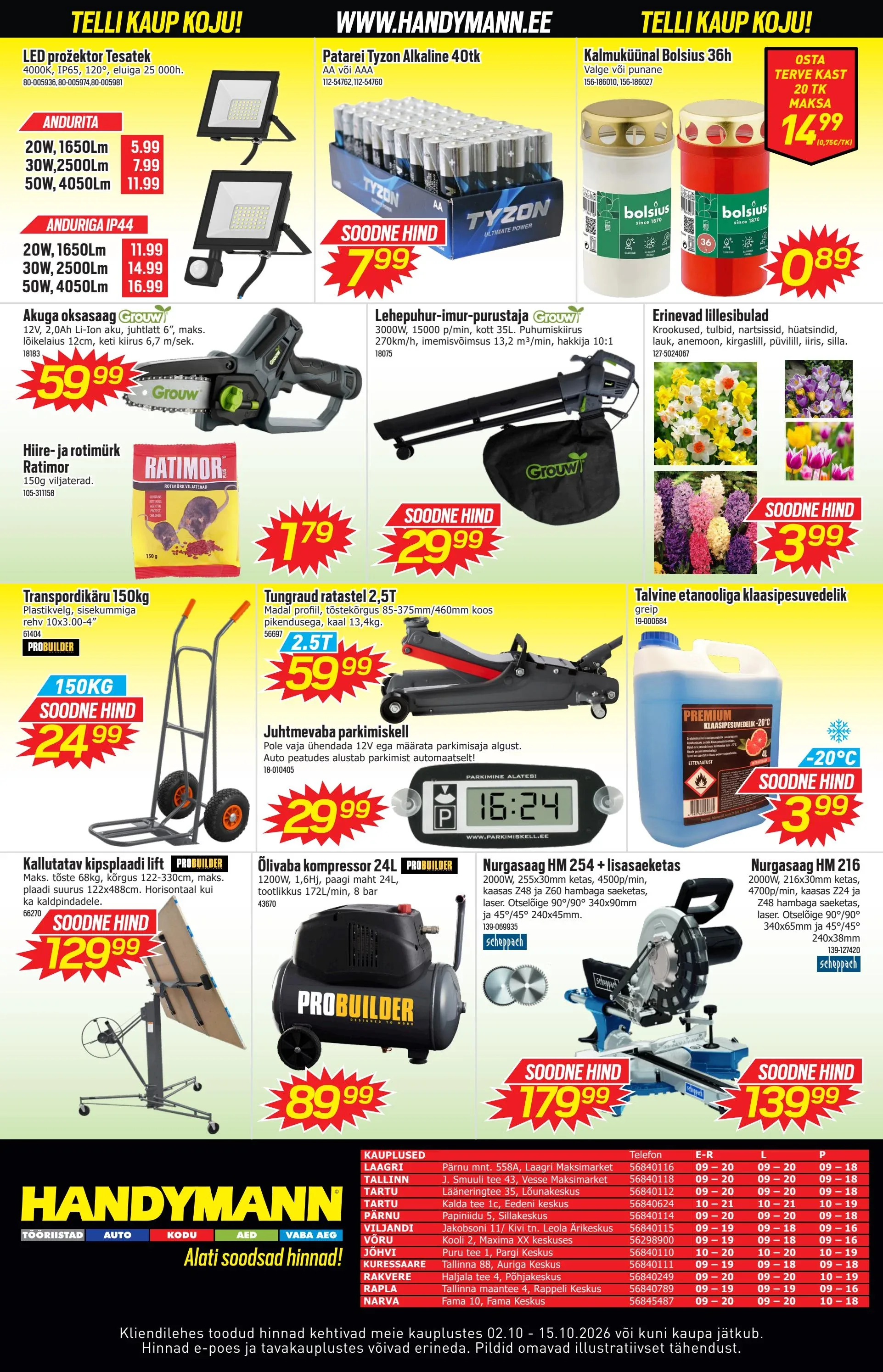 Handymann kampaaniad — 20