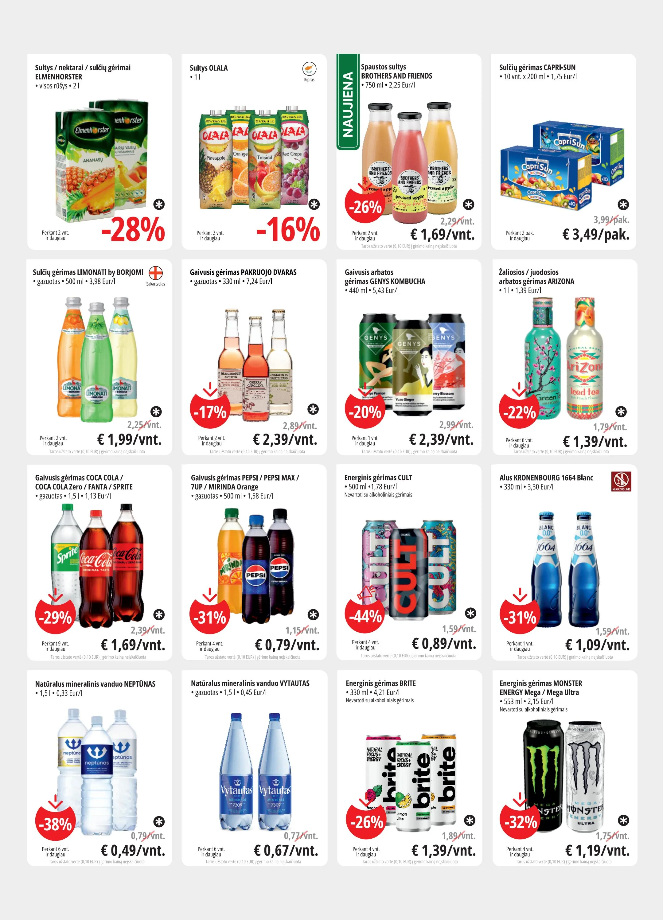 PROMO Cash&Carry akcijos — 10